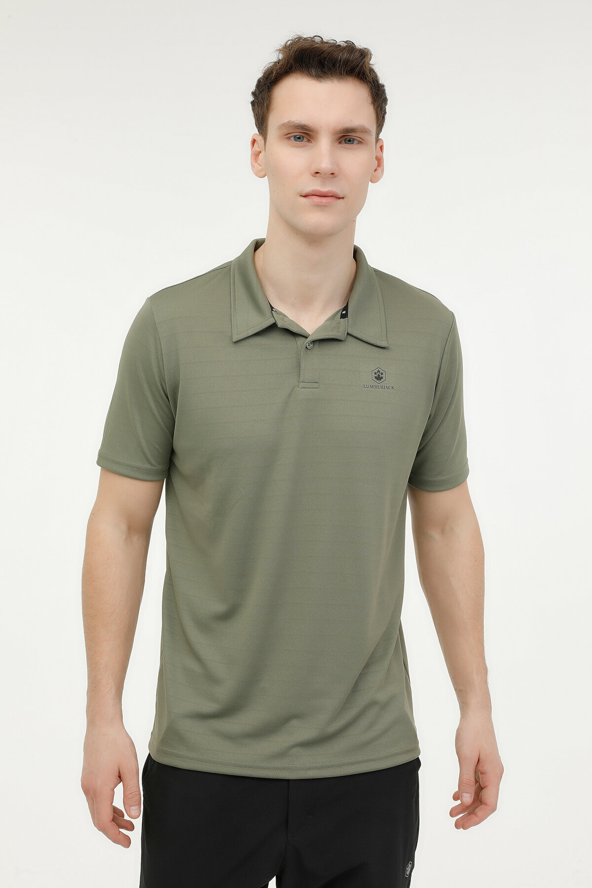 Lumberjack Erkek Polo Yaka Tişört SHERMAN CT461 HAKİ