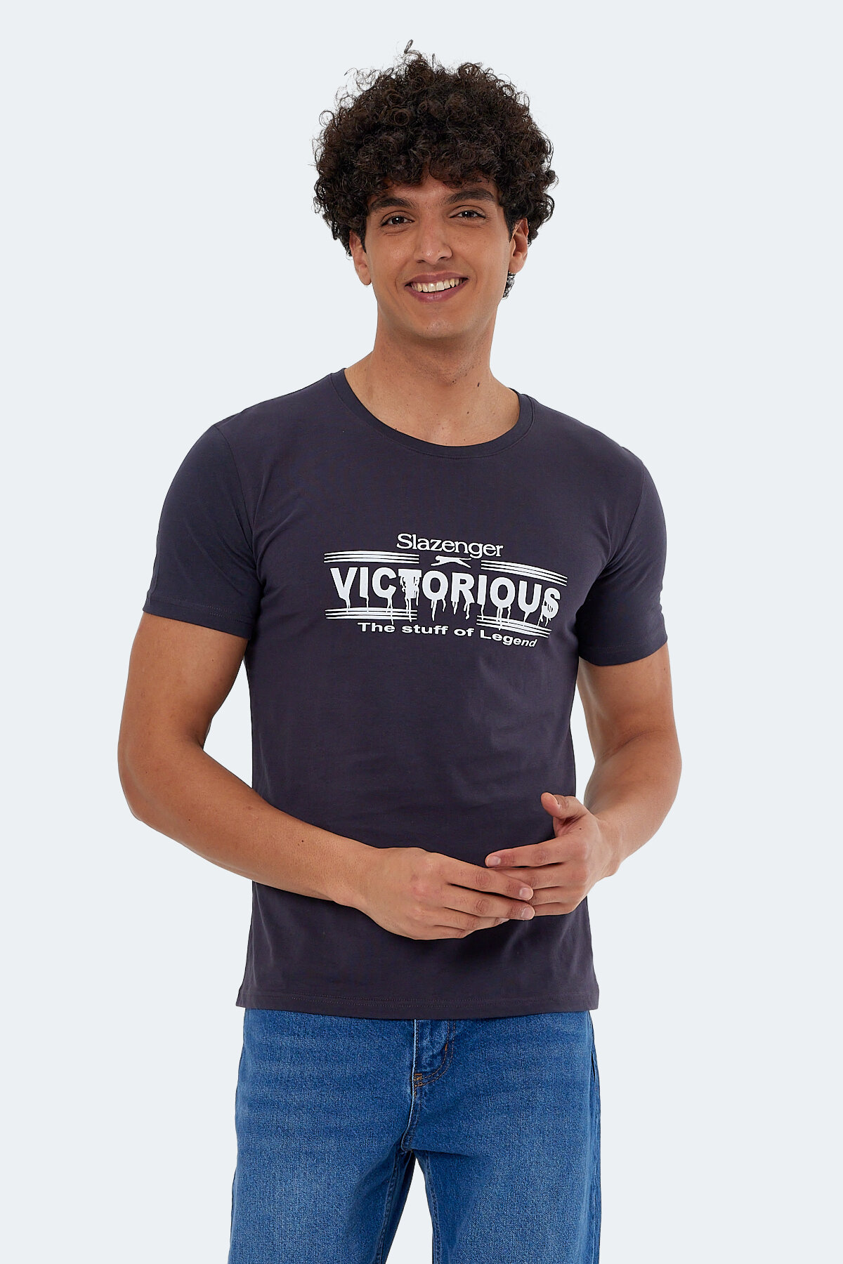 Slazenger Erkek Tişört ST13TE349-250