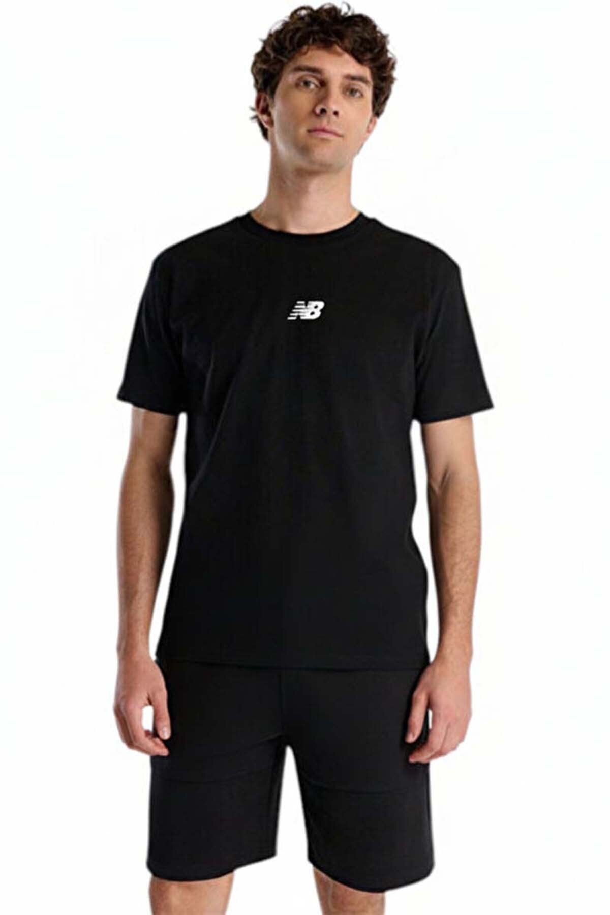 New Balance Erkek Tişört MNT1642-BK