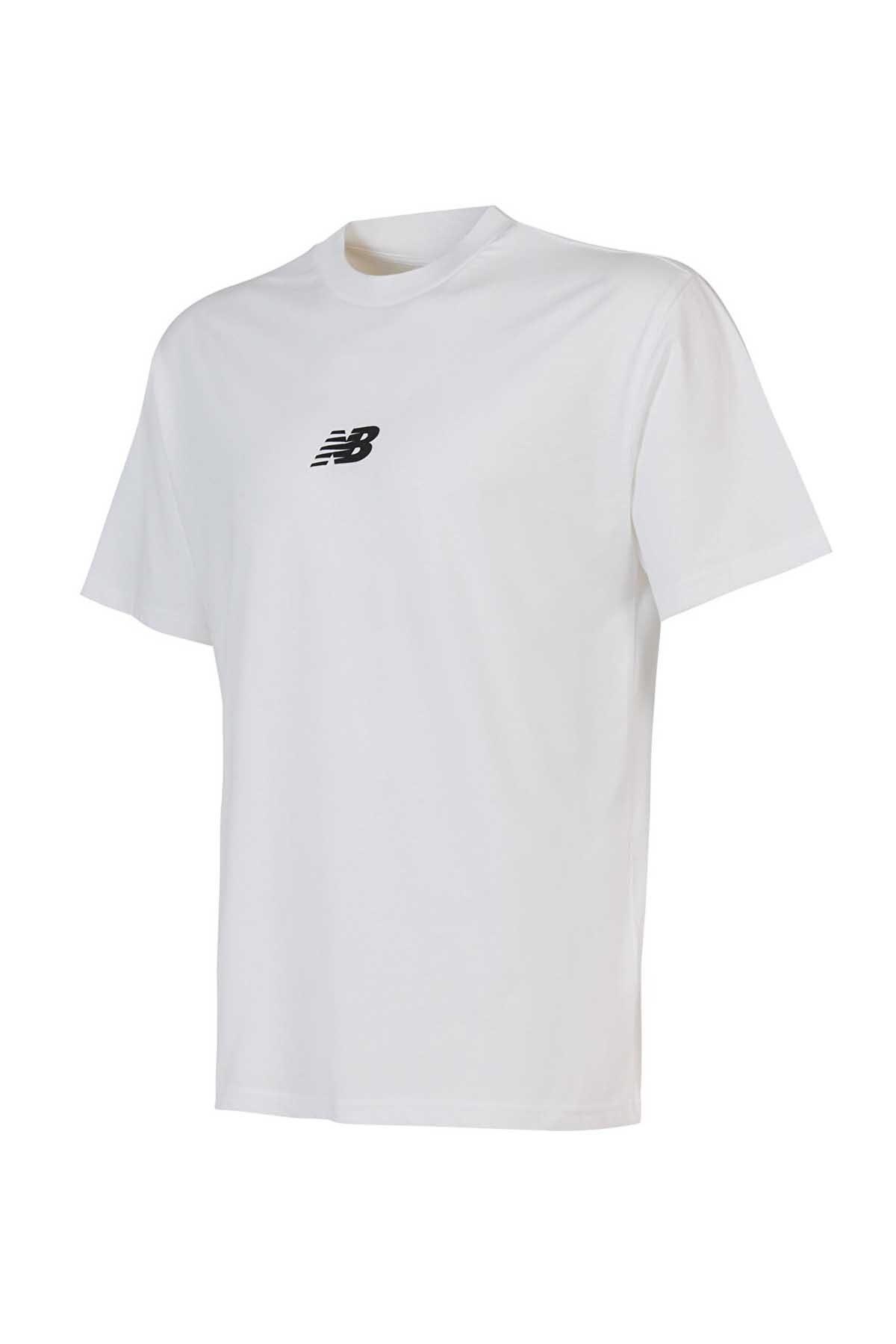 New Balance Erkek Tişört MNT1642-WT