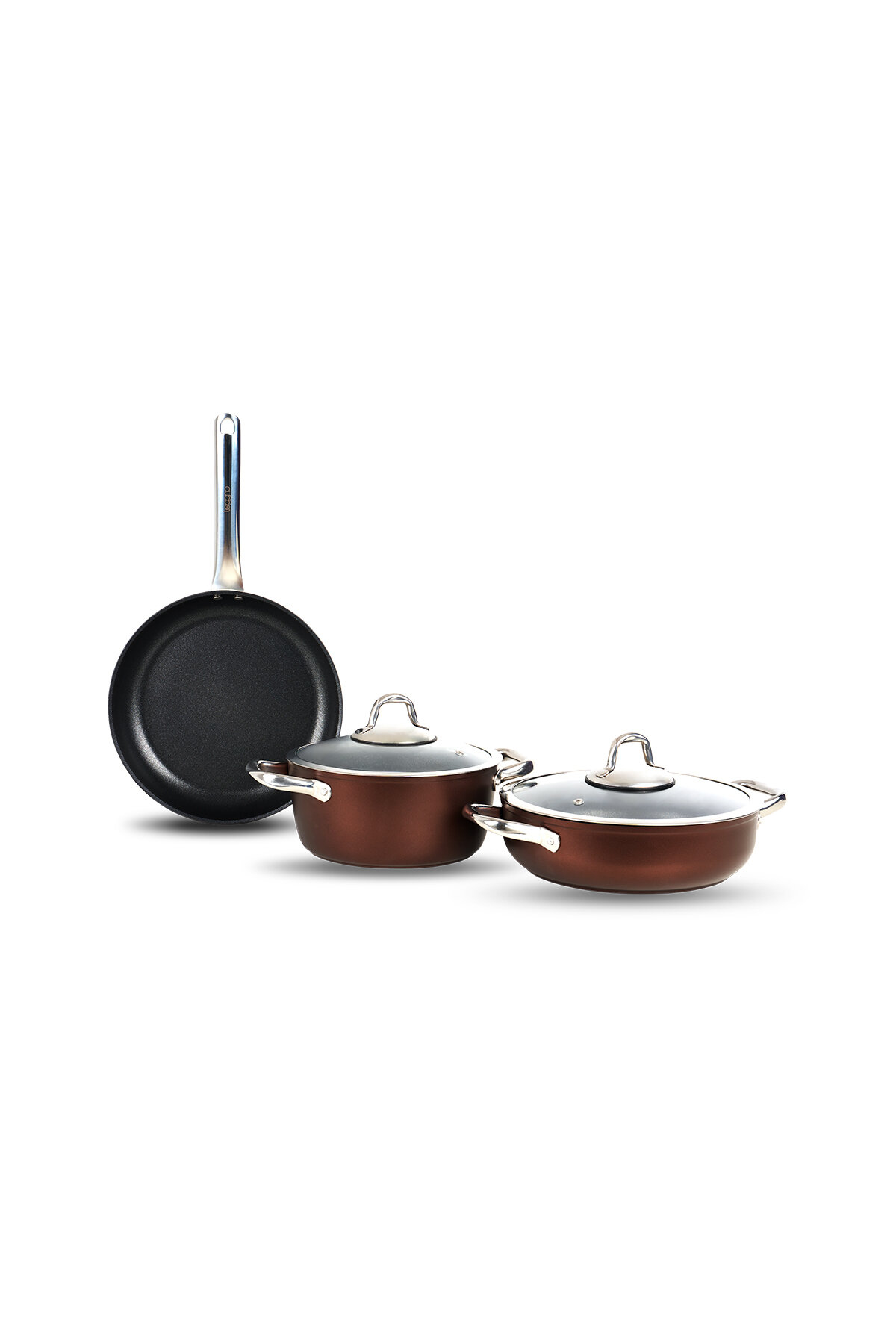 Leggno Master Daily Tencere Seti 5 Parça Bronz