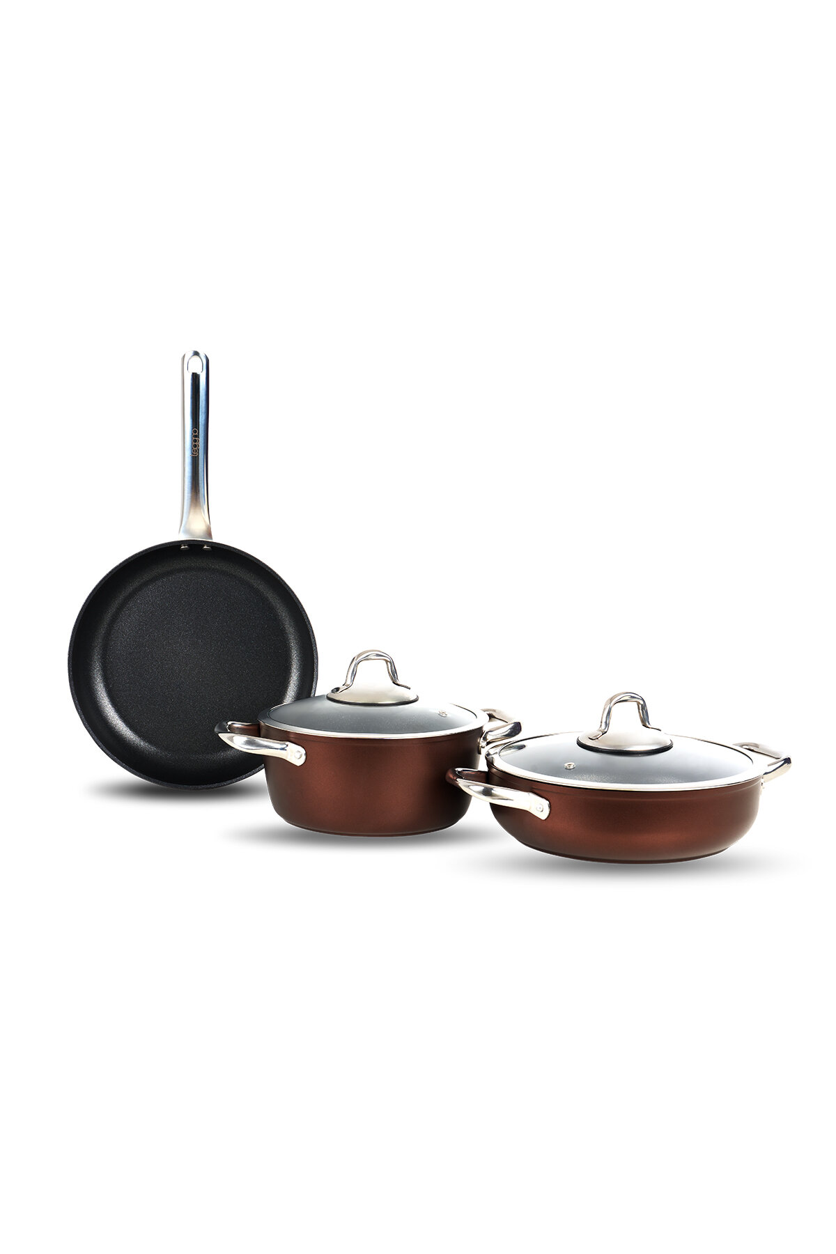 Leggno Master Daily Tencere Seti 5 Parça Bronz