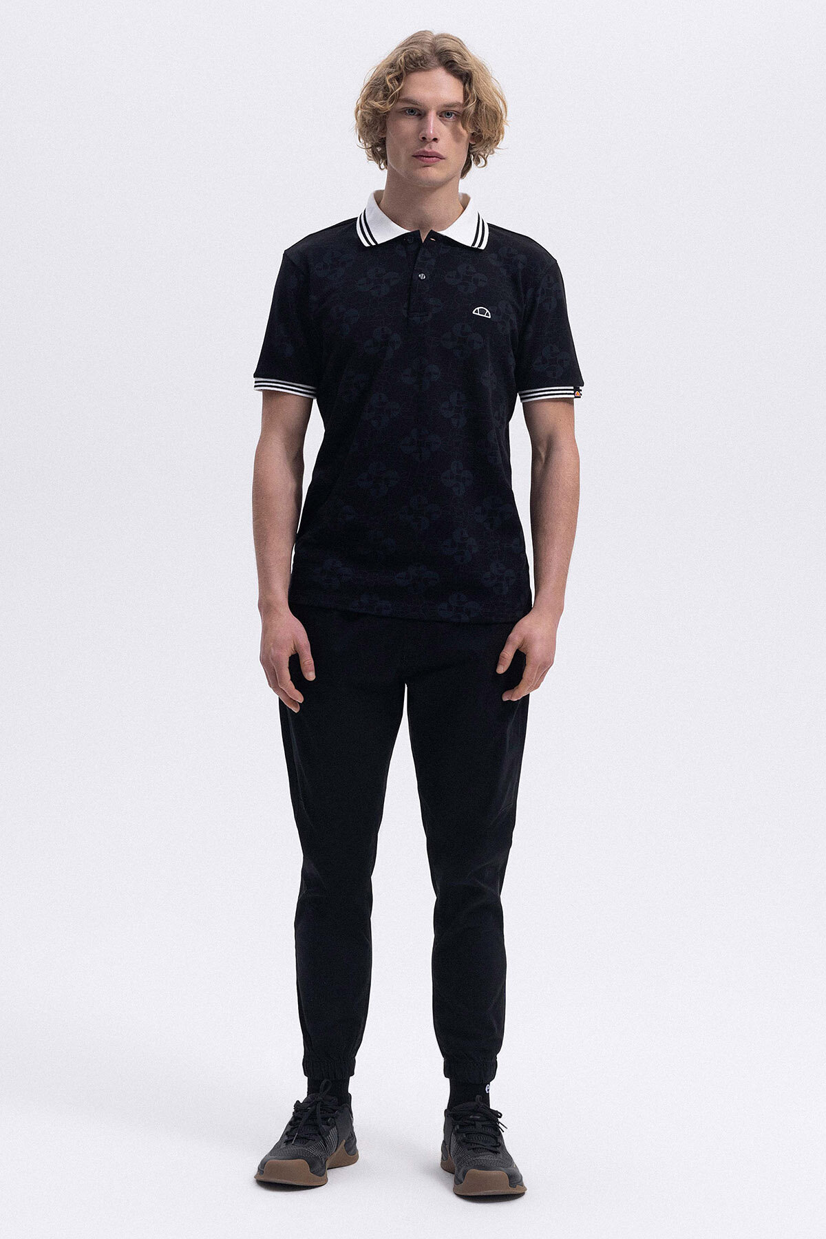 Ellesse Erkek Polo Yaka Tişört EM381-BK