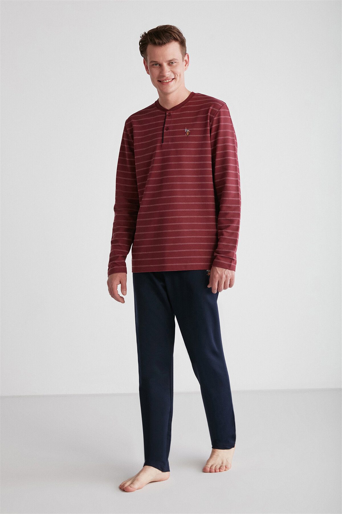 U.S. Polo Assn. Erkek Pijama Takım 18722.VR014