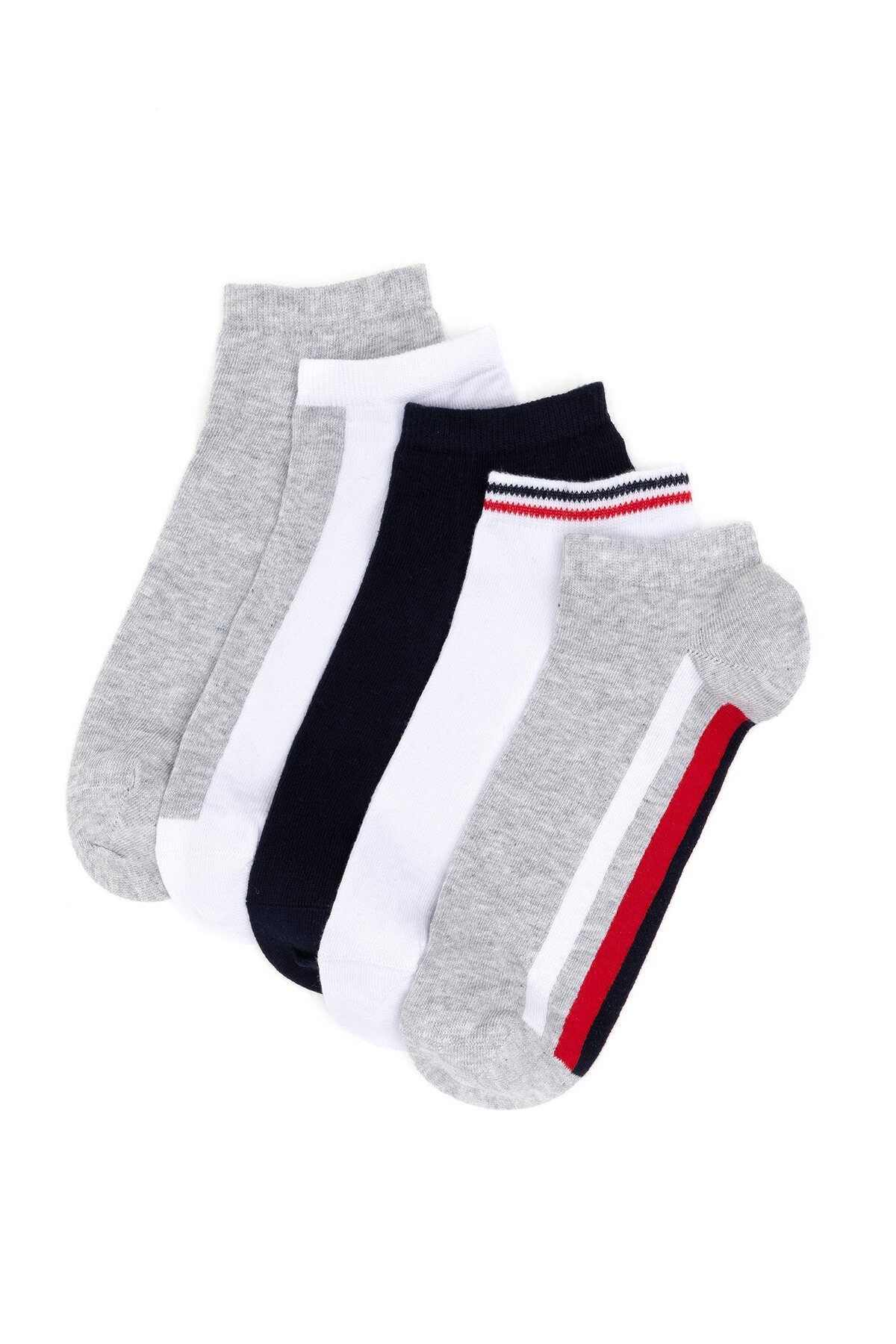 U.S. Polo Assn. Erkek 5'li Patik Çorap NOVCEGRIMLNJ