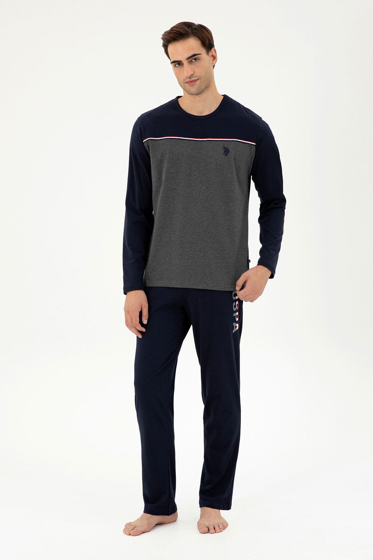 U.S. Polo Assn. Erkek Pijama Takımı 18829.VR033