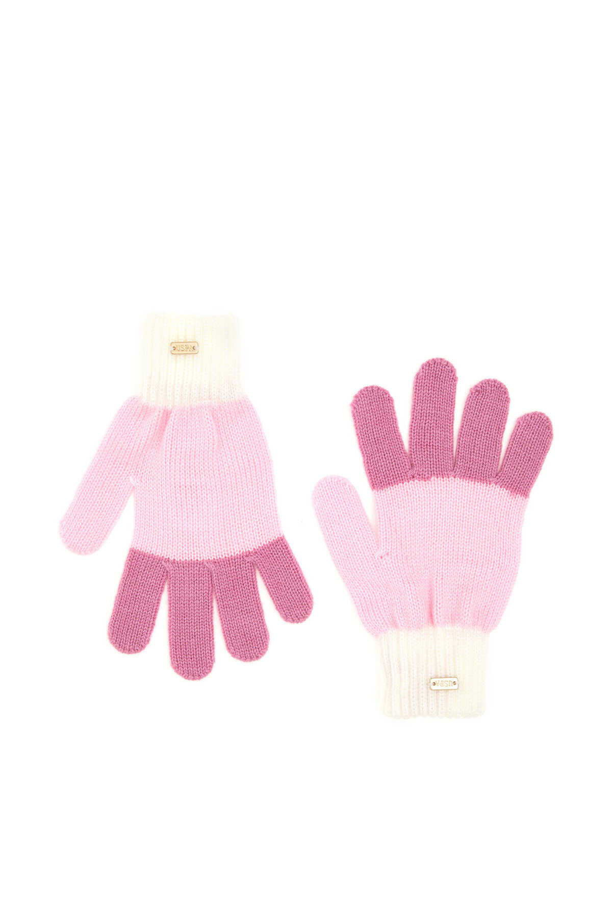 U.S. Polo Assn. Kız Çocuk Kaskol Bere Eldiven Takım EDOR