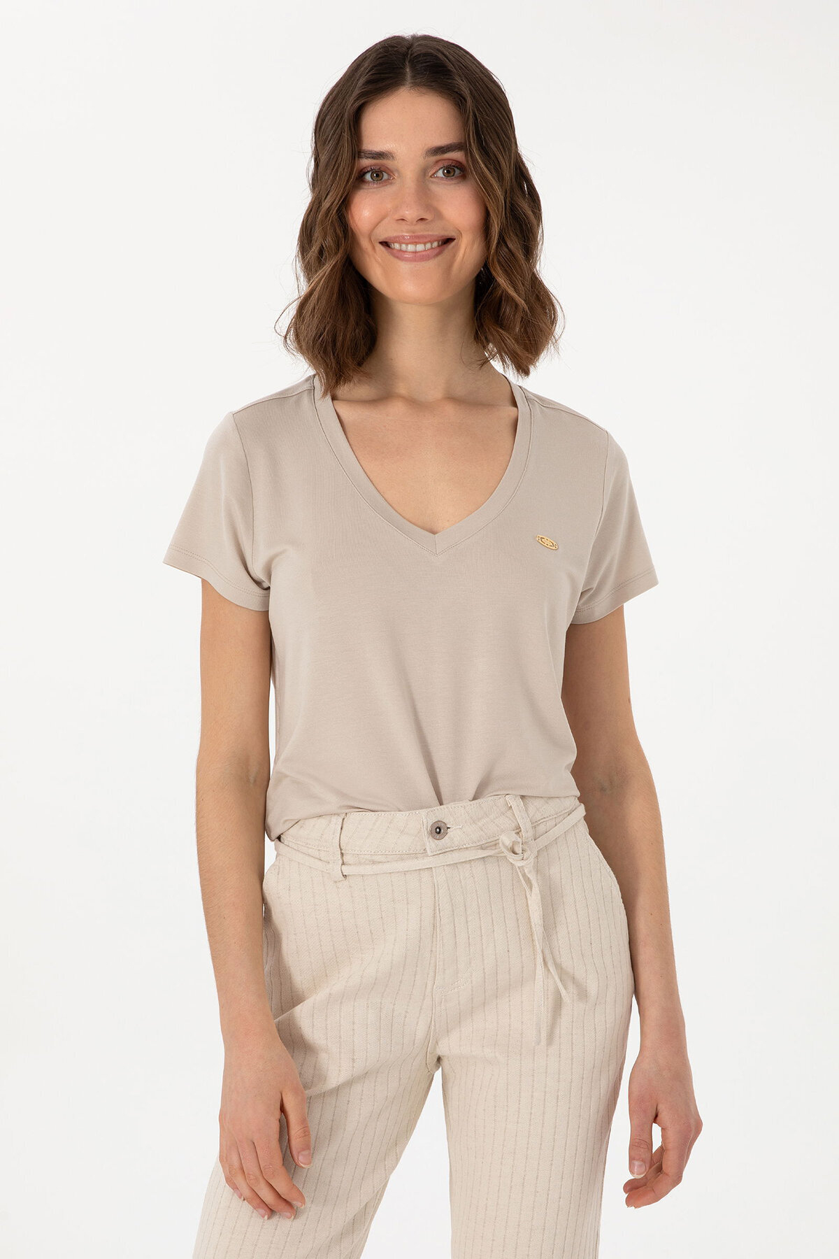 U.S. Polo Assn. Kadın Tişört 2075766.VR049