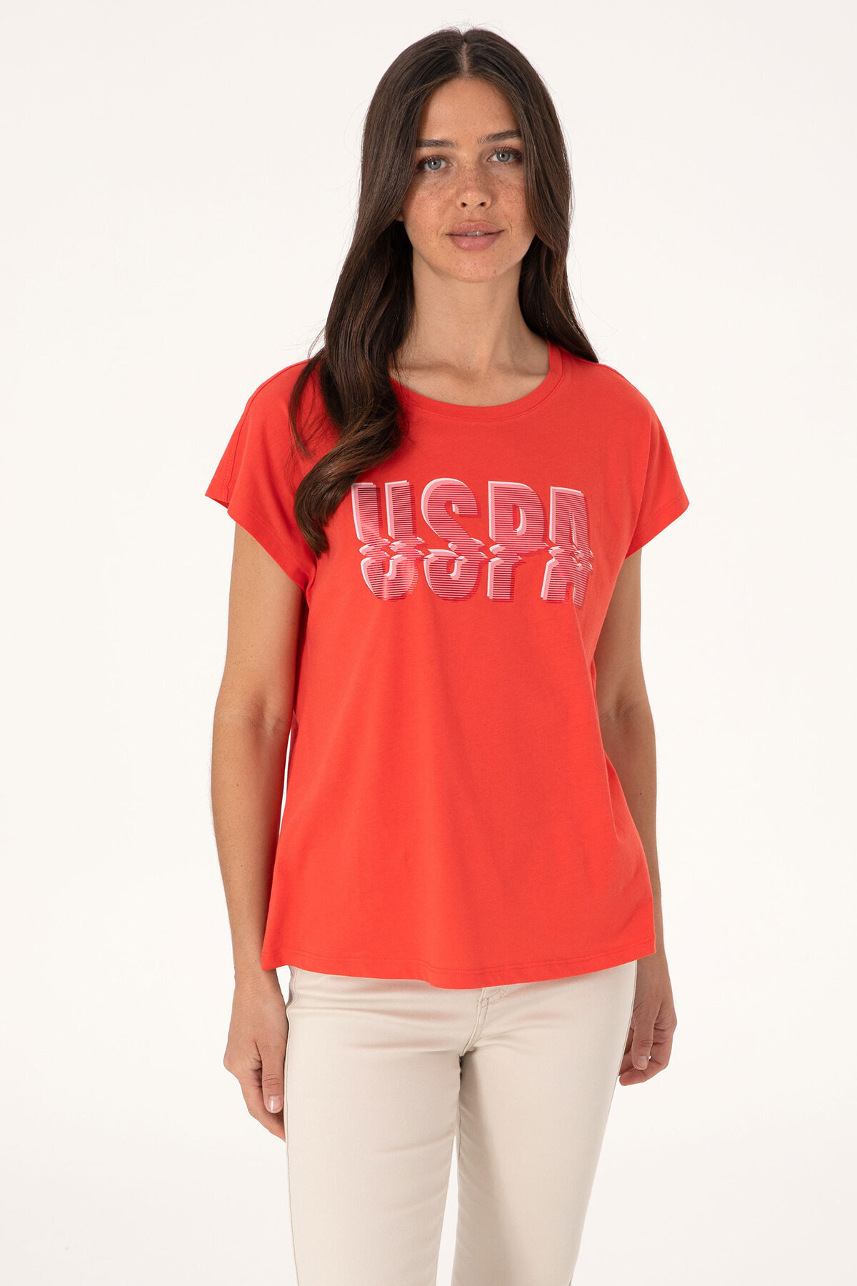 U.S. Polo Assn. Kadın Tişört 2104079.VR213