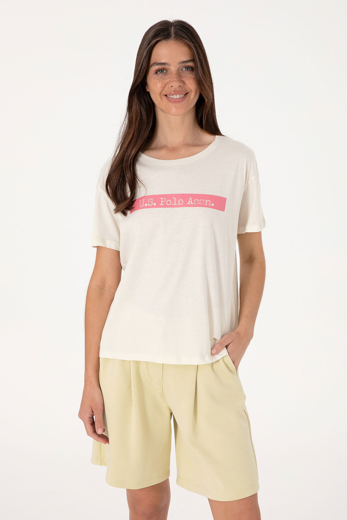 U.S. Polo Assn. Kadın Tişört 2103965.VR071