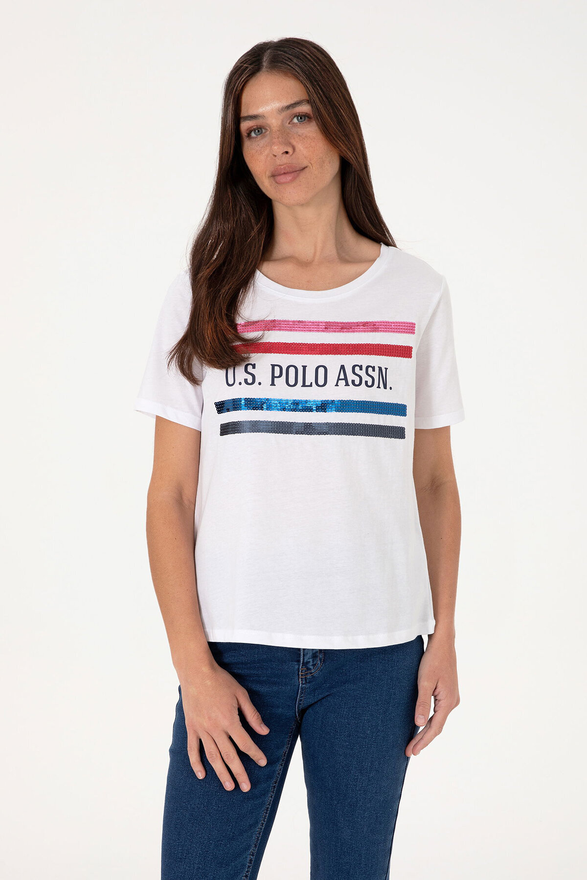 U.S. Polo Assn. Kadın Tişört 2104036.VR013