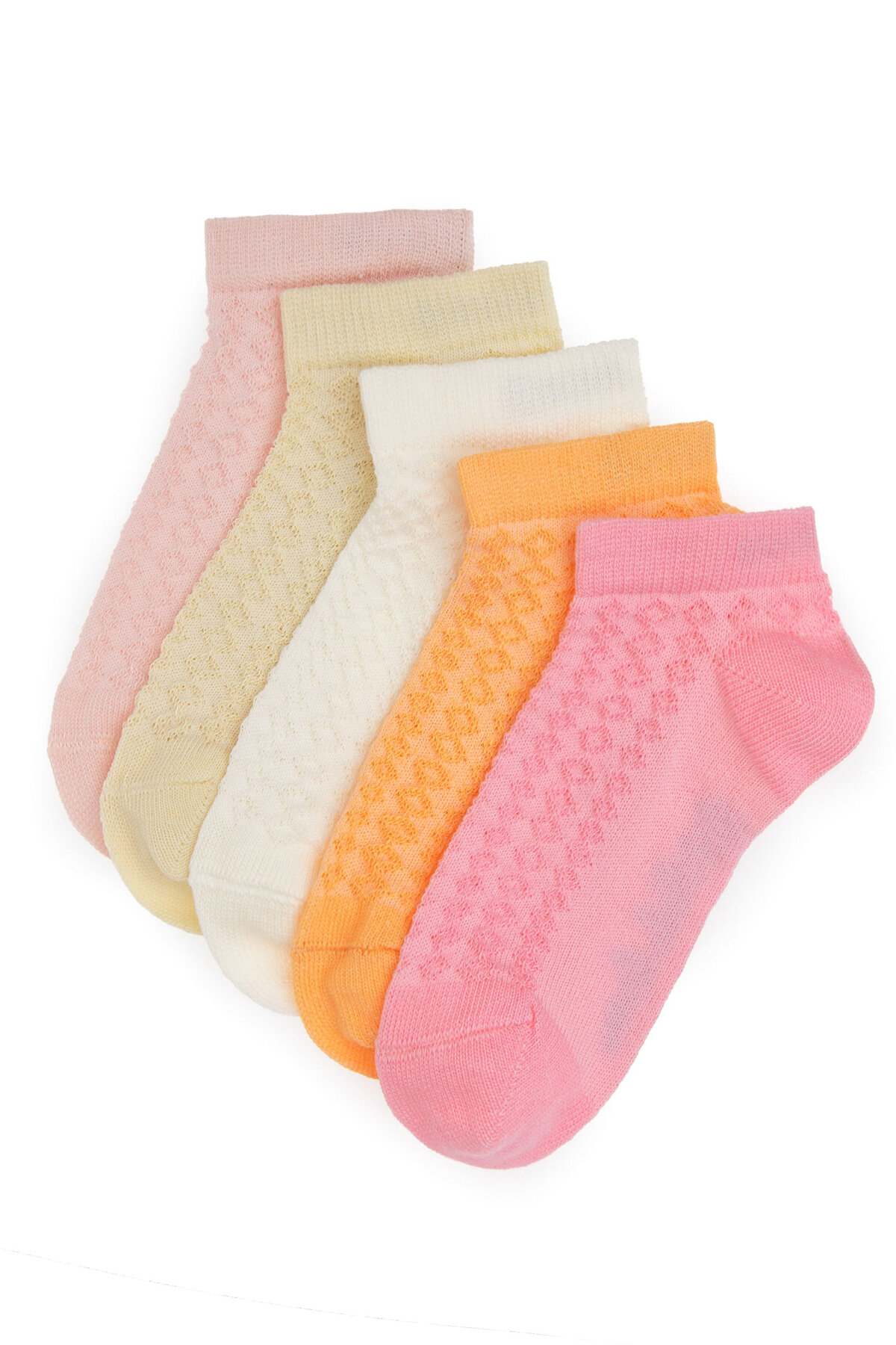 U.S.Polo Assn. Kız Çocuk 5'li Çorap HERSU.VR041
