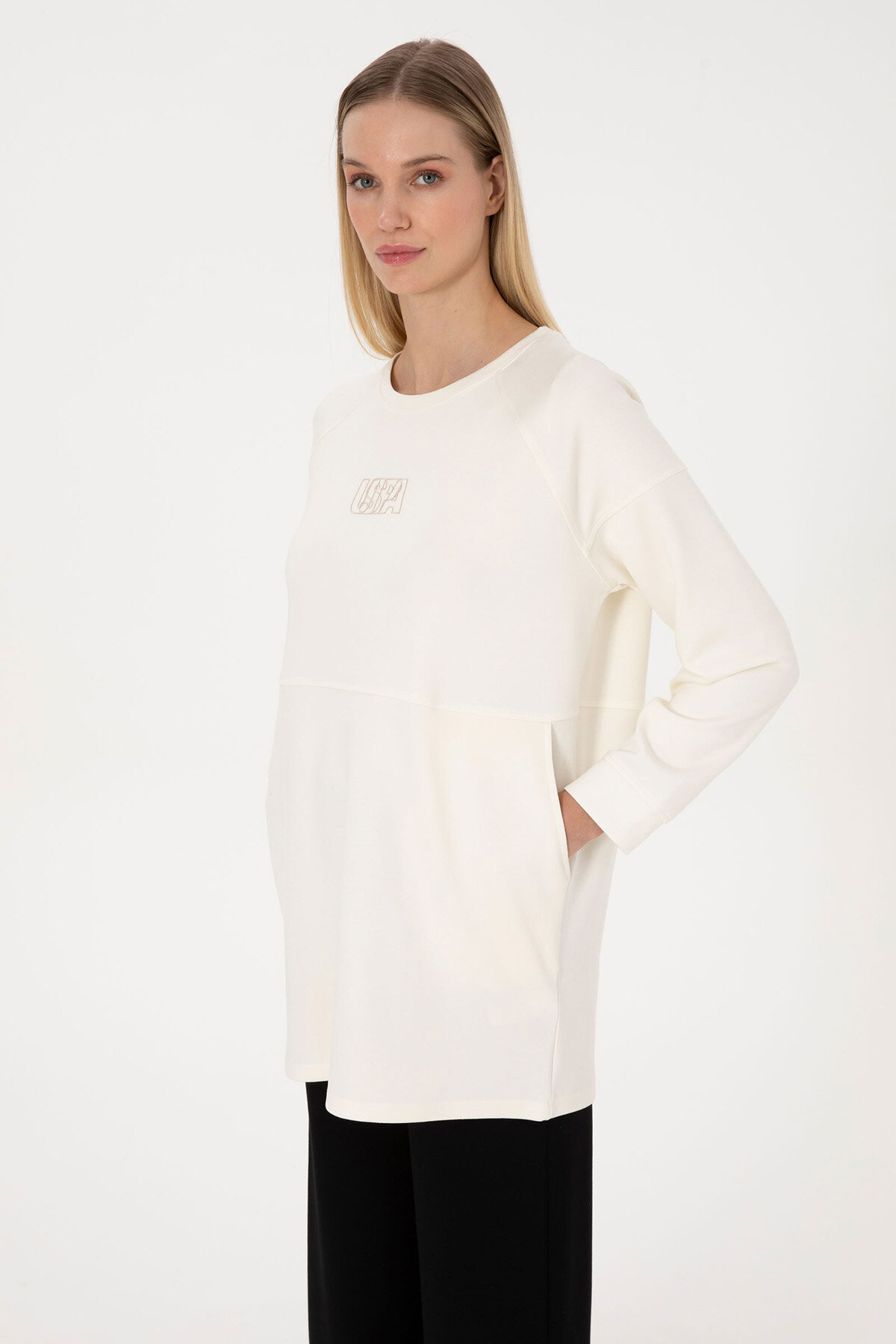 U.S. Polo Assn. Kadın Sweatshirt 2332857.VR256