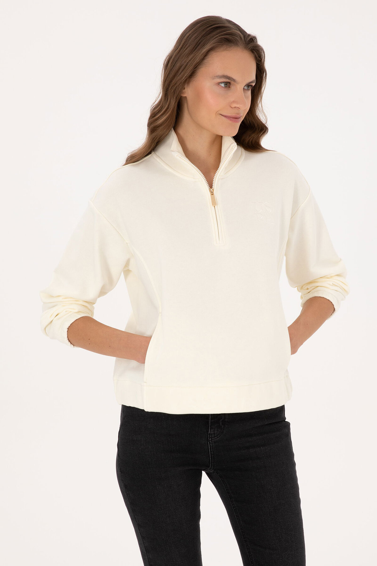 U.S. Polo Assn. Kadın Sweatshirt 2227046.VR256