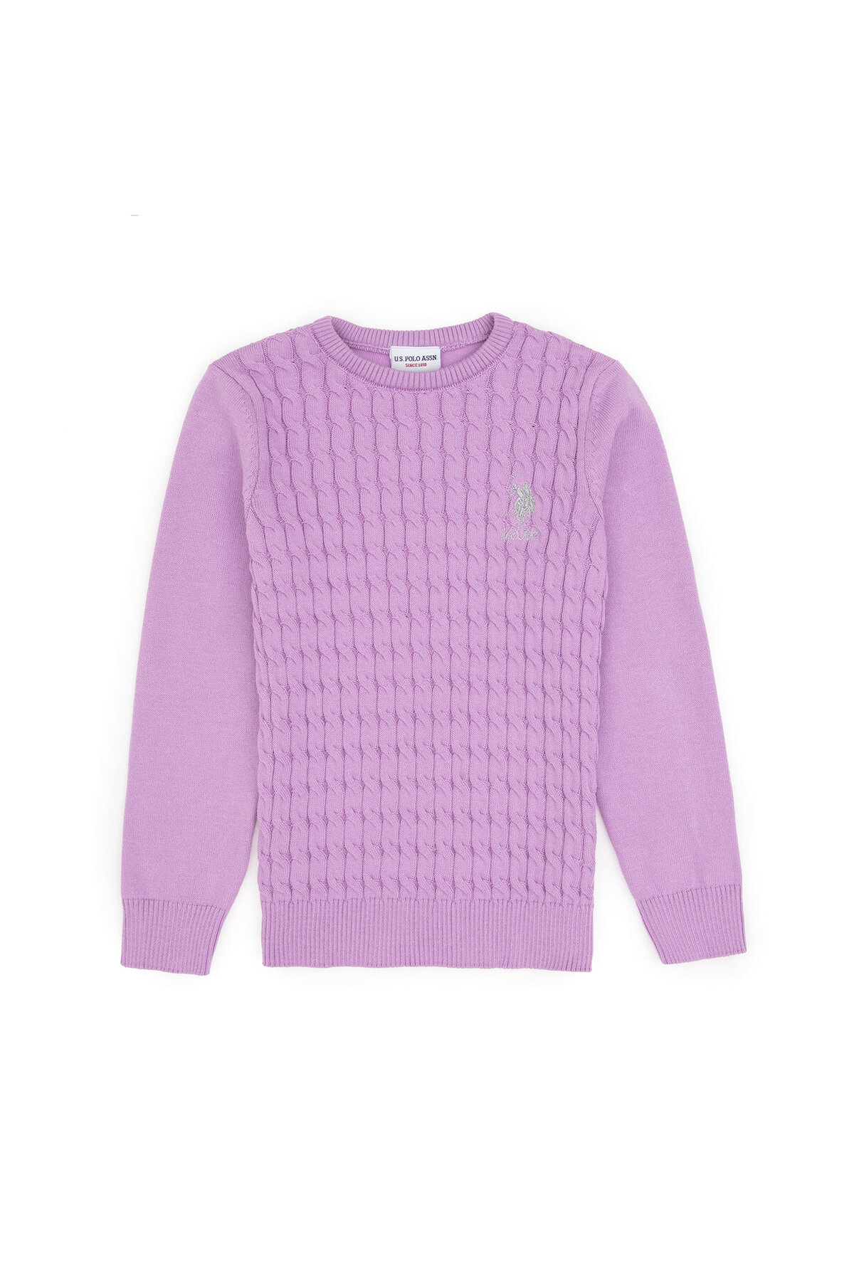 U.S. Polo Assn. Kız Çocuk Triko Kazak PU-7776