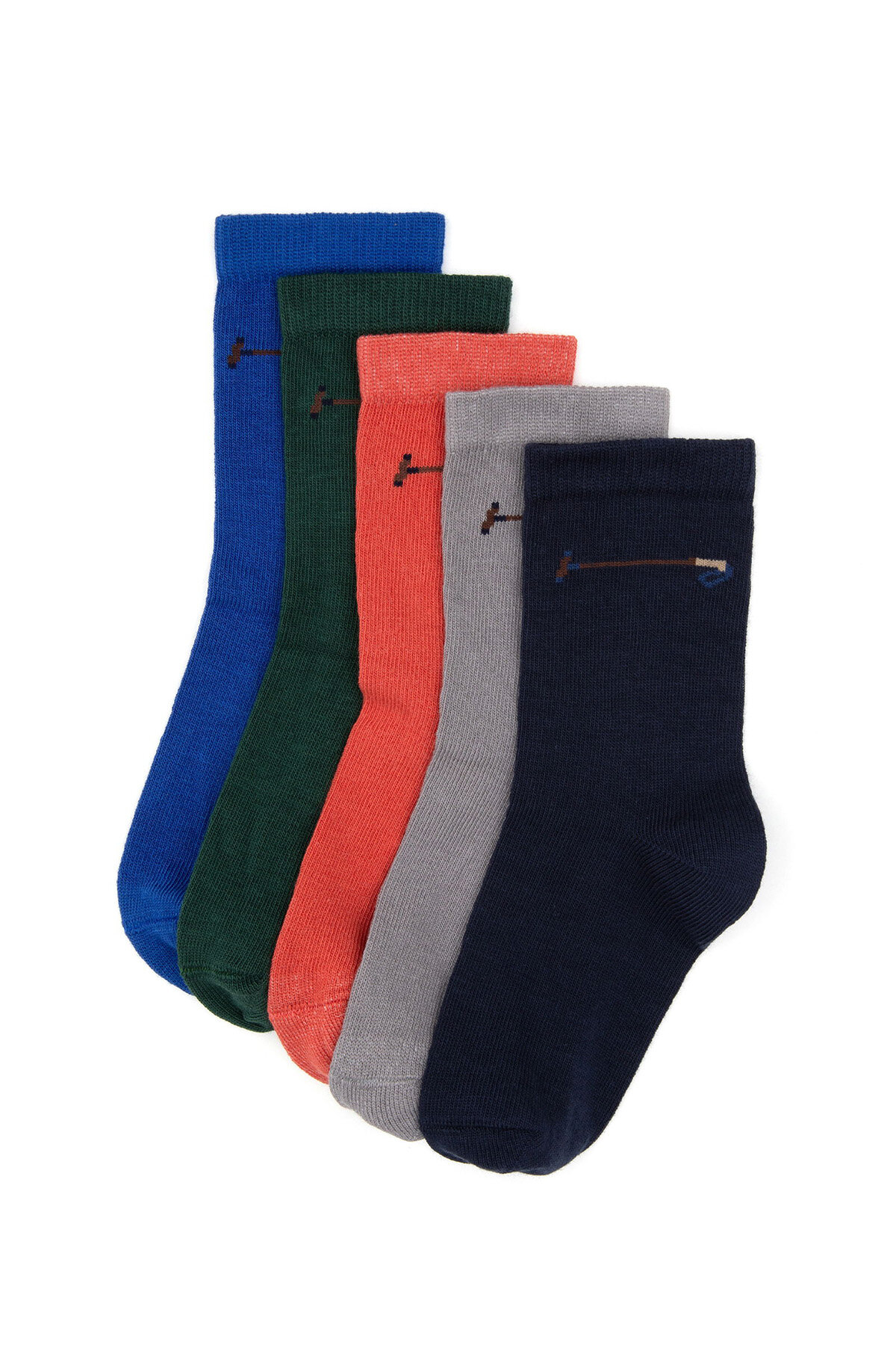 U.S. Polo Assn. Erkek Çocuk 5'li Çorap SPACE-5-SK25.VR033