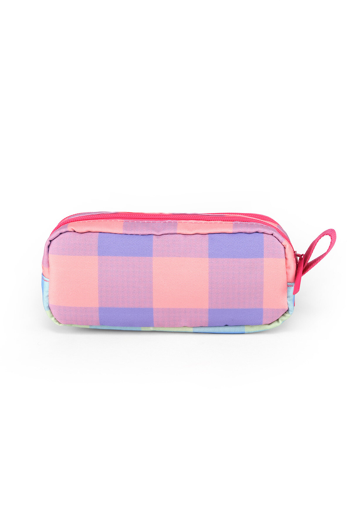 Benetton Çift Gözlü Kalem Çanta Mor-Pembe