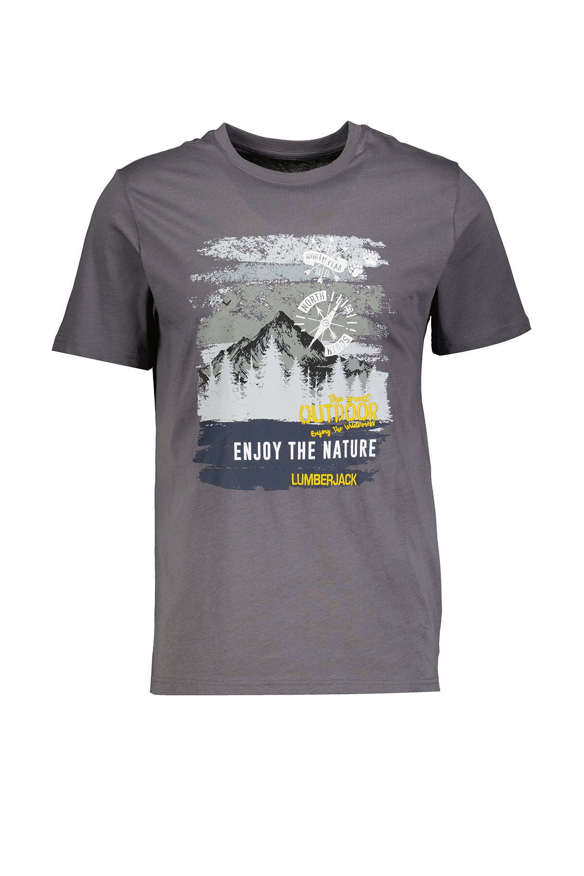 Lumberjack Erkek Tişört RHOA 11URBNA17 GRİ