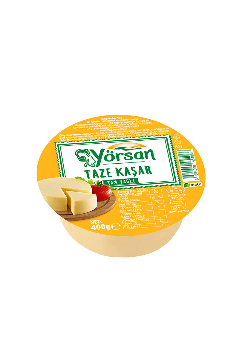 Yörsan Kaşar Peyniri 400 G