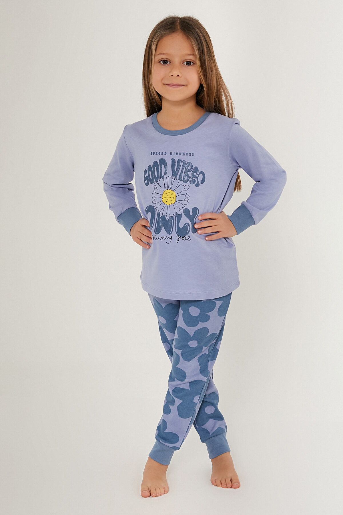 Roly Poly Kız Çocuk Pijama Takımı RP3247-2IND