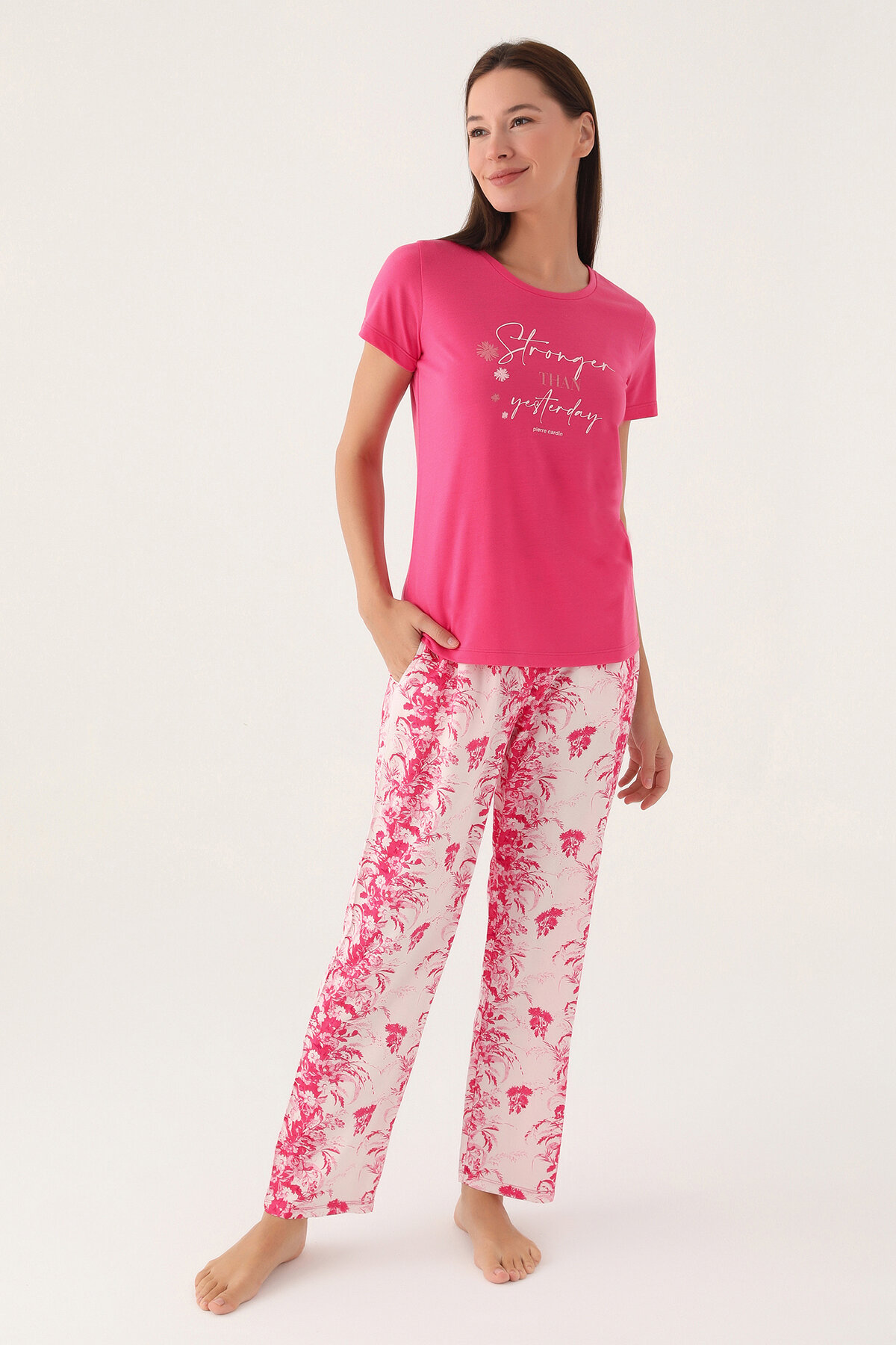 Pierre Cardin Kadın Kısa Kollu Pijama Takım PC8829-SFSY