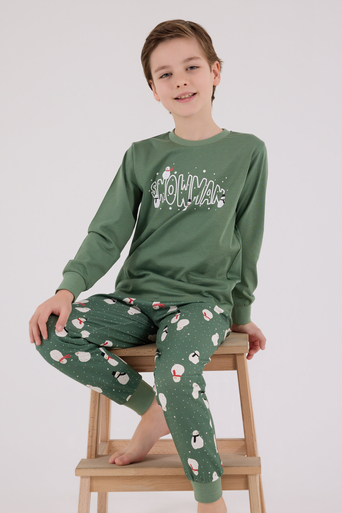 Roly Poly Erkek Çocuk Pijama Takımı RP3680-2.K.YSL
