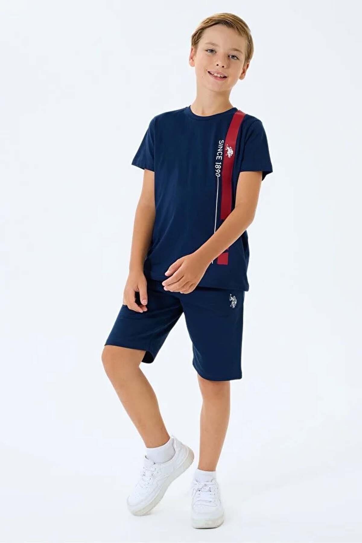U.S. Polo Assn. Kids Erkek Çocuk Pijama Takımı US2400-G.LAC