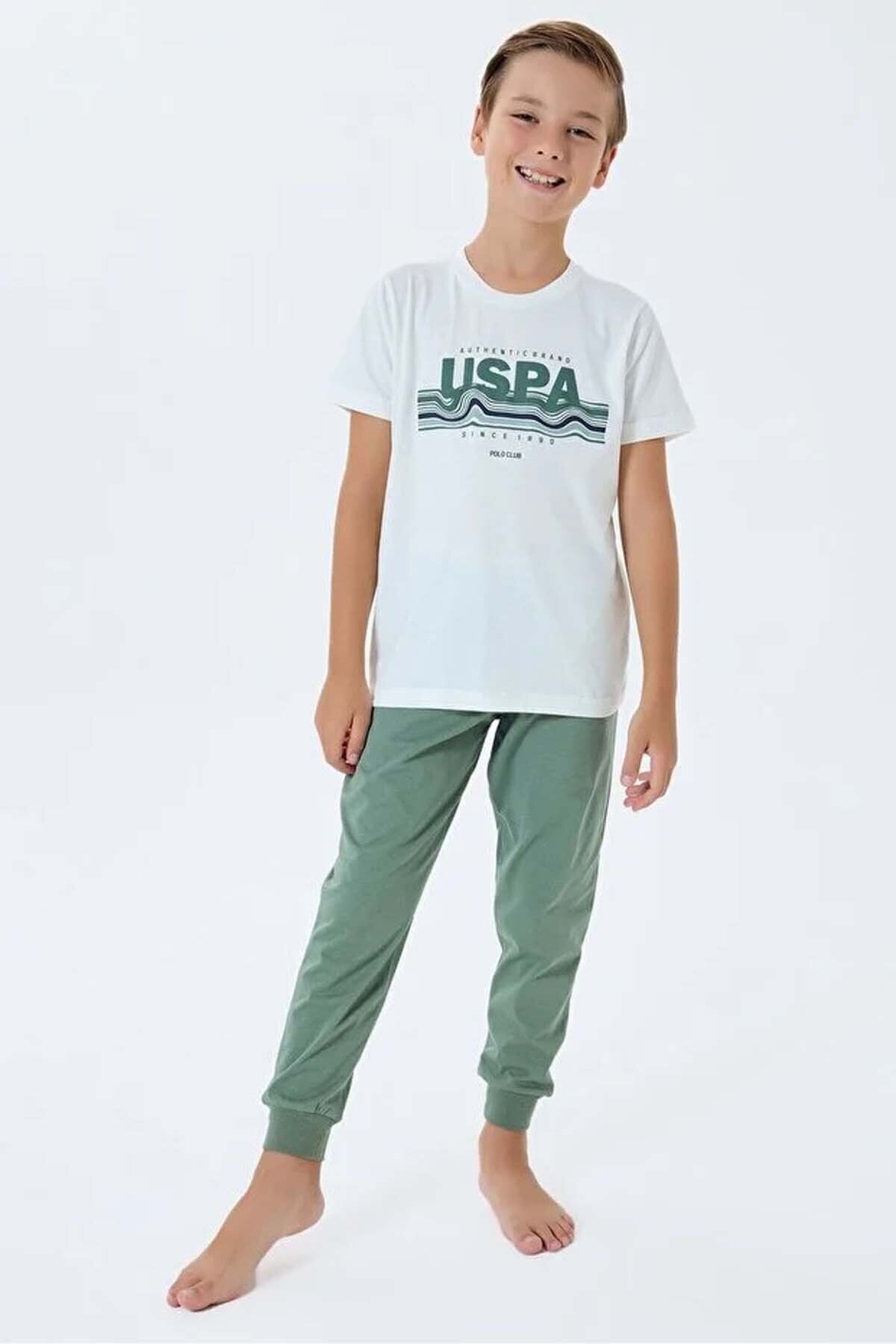 U.S. Polo Assn. Kids Erkek Çocuk Pijama Takımı US2422-G.BYZ