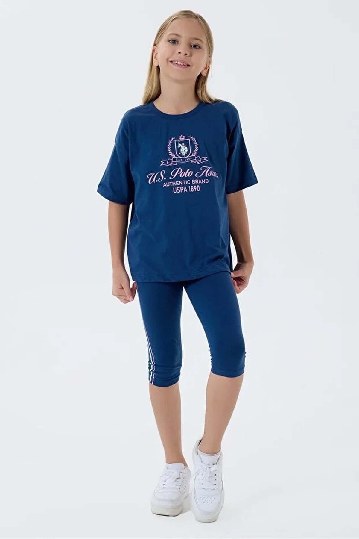 U.S. Polo Assn. Kids Kız Çocuk Pijama Takımı US2500-G.IND