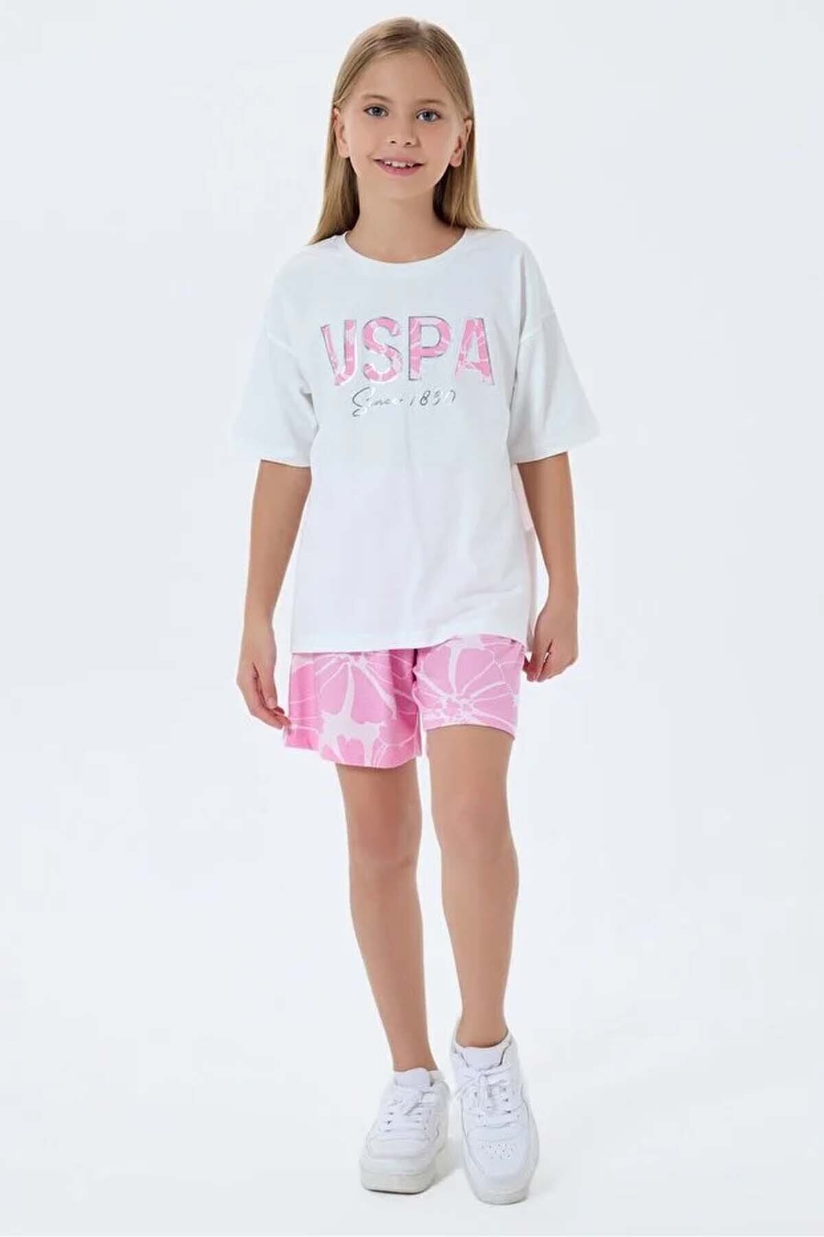 U.S. Polo Assn. Kids Kız Çocuk Pijama Takımı US2507-G.BYZ
