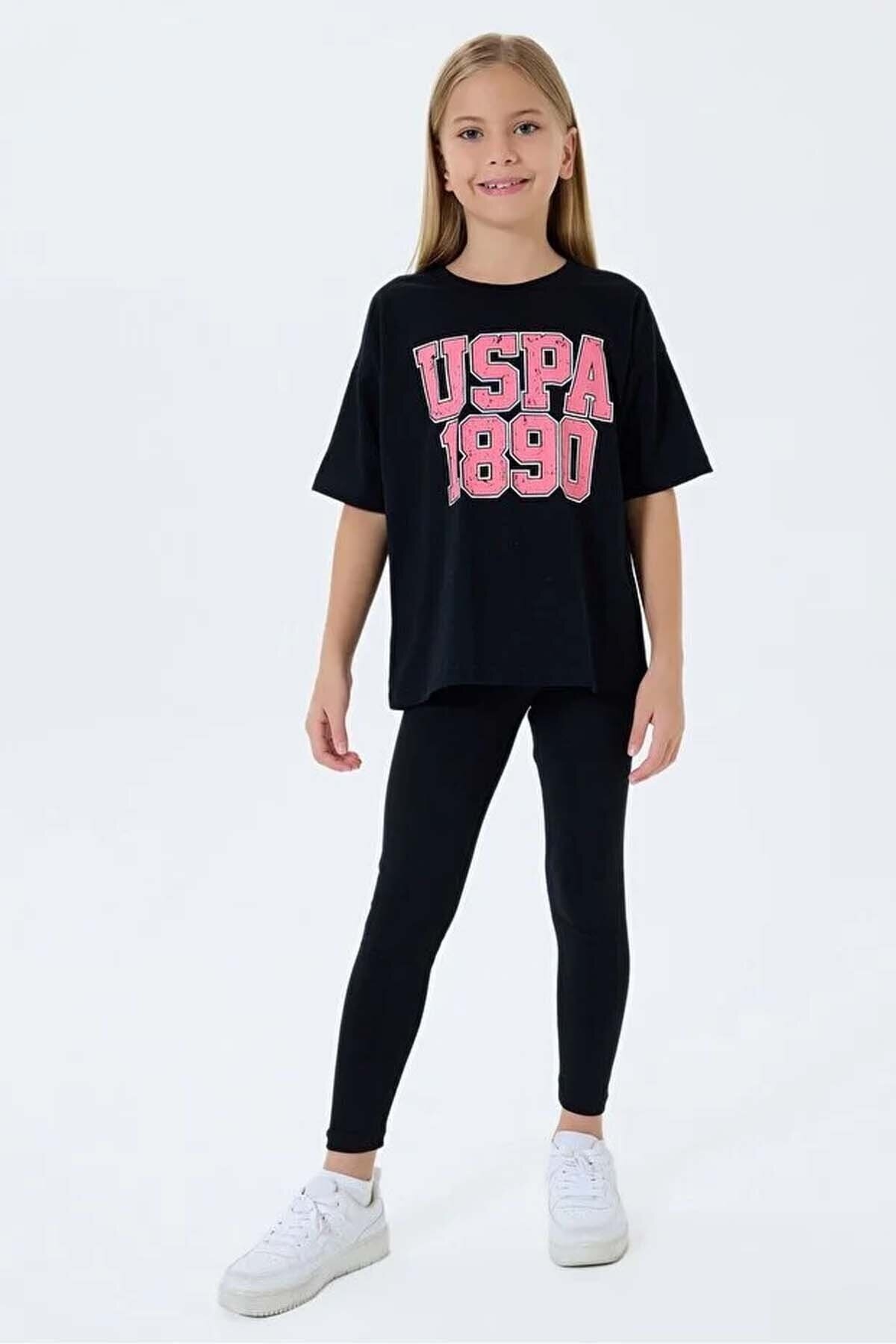 U.S. Polo Assn. Kids Kız Çocuk Pijama Takımı US2523-G.SYH