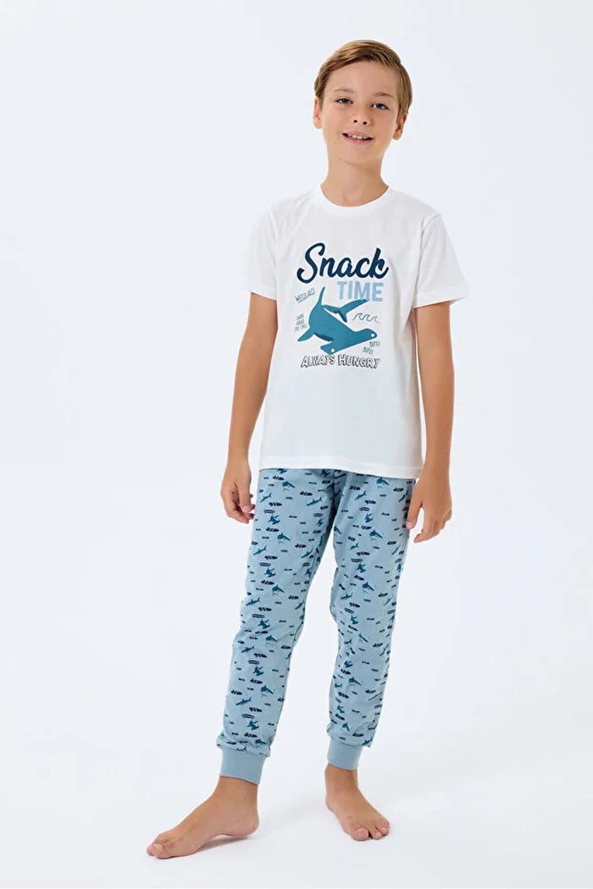 Roly Poly Erkek Çocuk Pijama Takımı RP3743-G.BYZ