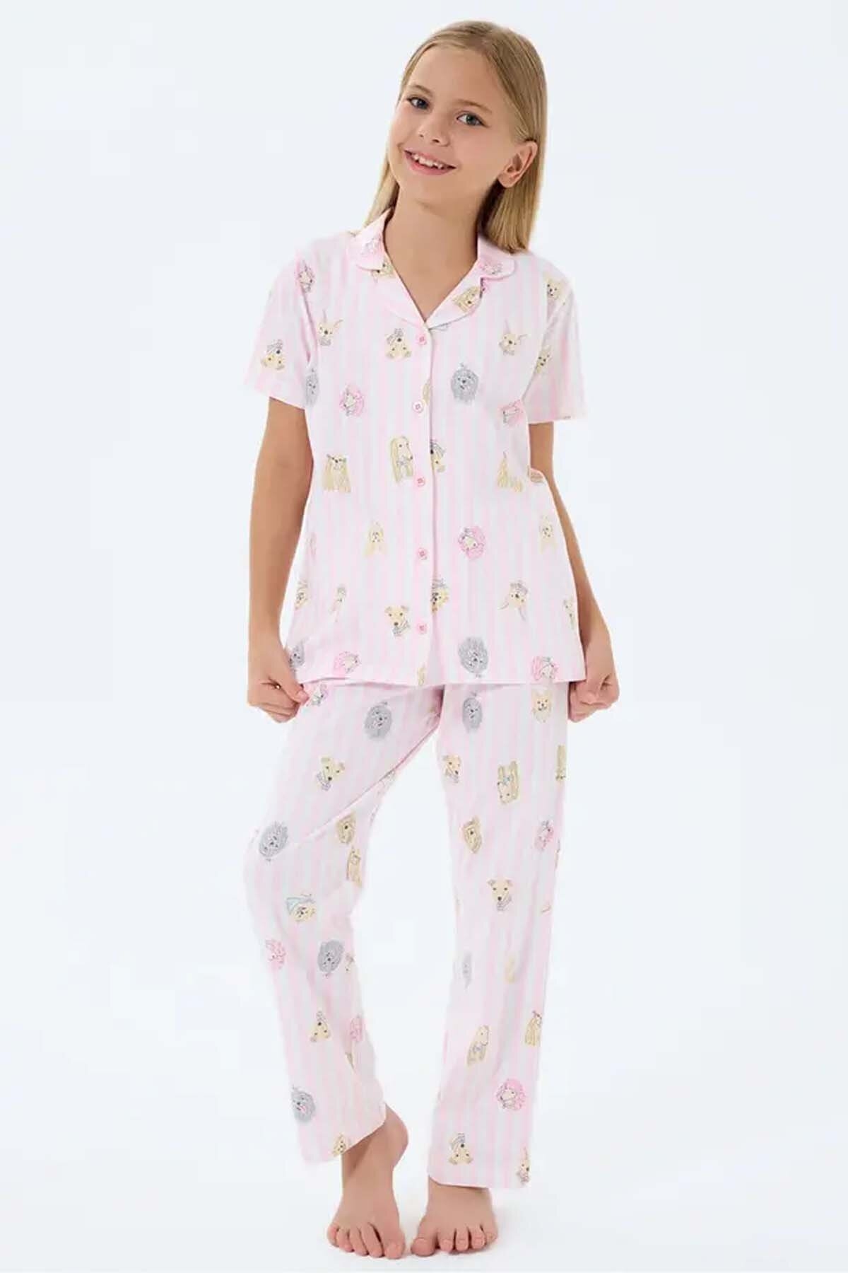 Roly Poly Kız Çocuk Pijama Takımı RP3809-G.BYZ/MVI