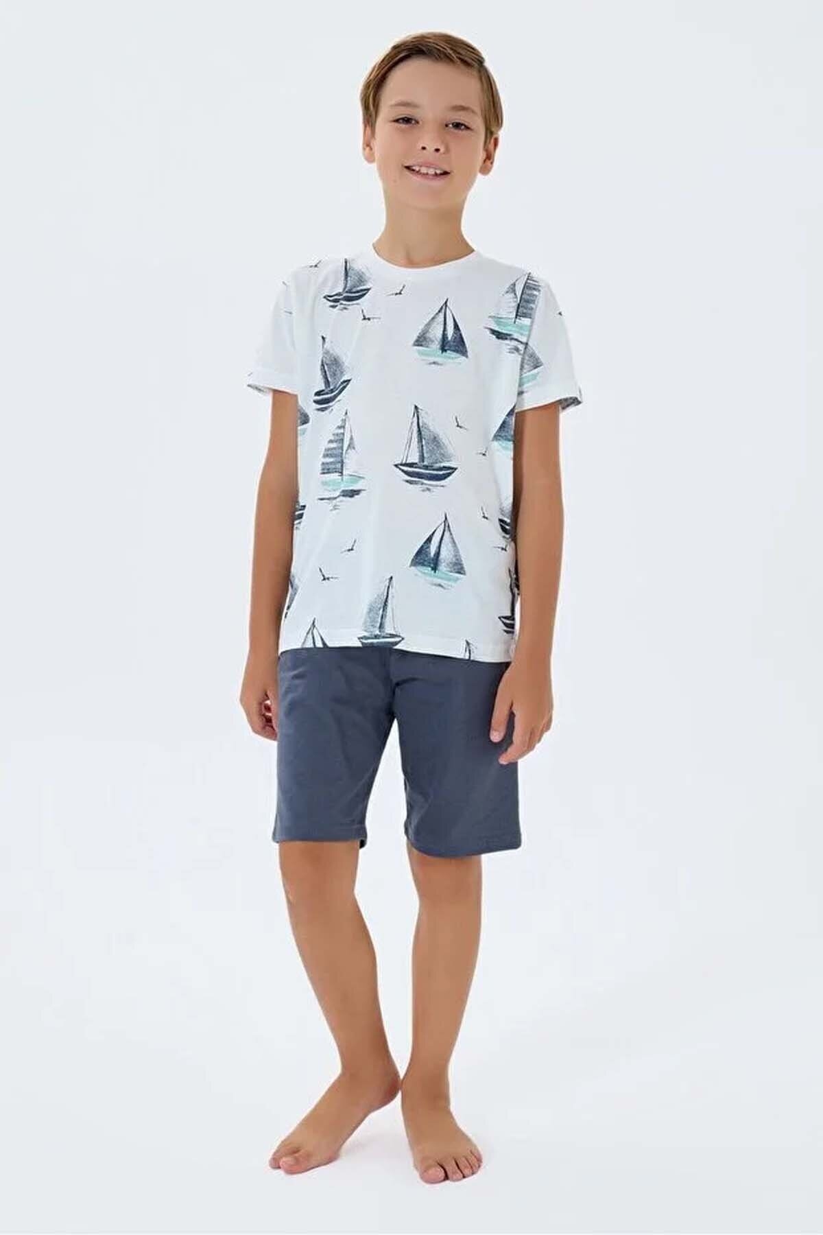 Arnetta Erkek Çocuk Pijama Takımı AR3670-2.BYZ