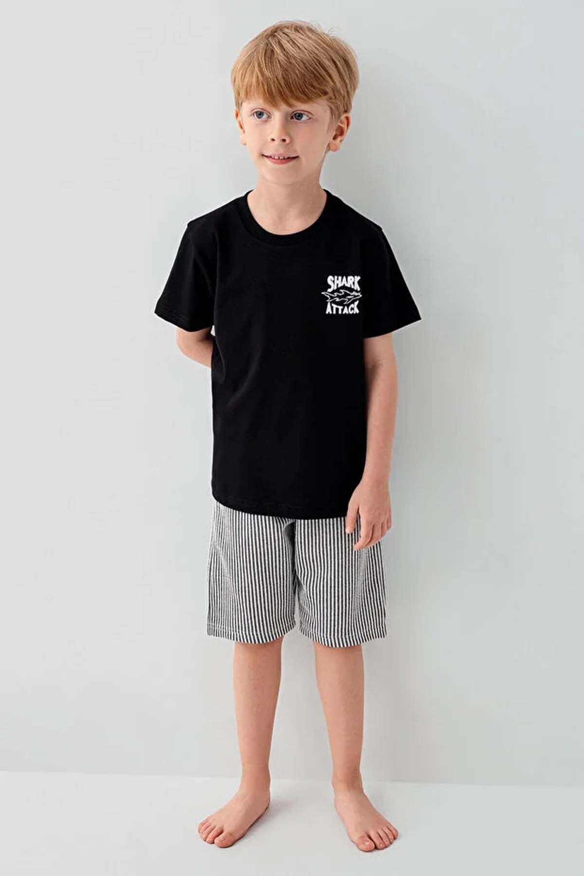 Arnetta Erkek Çocuk Pijama Takımı AR3671-G.SYH