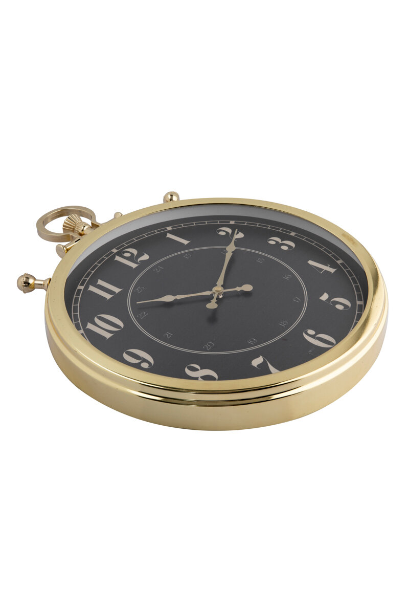 Sembol Köstekli Duvar Saati Gold