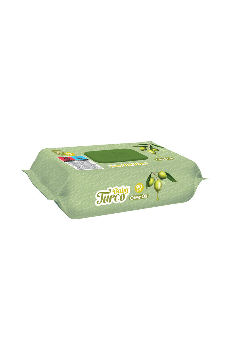 Baby Turco Zeytinyağlı Islak Havlu 90'lı