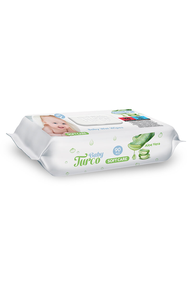Baby Turco Softcare Aloe Vera Islak Havlu 90lı