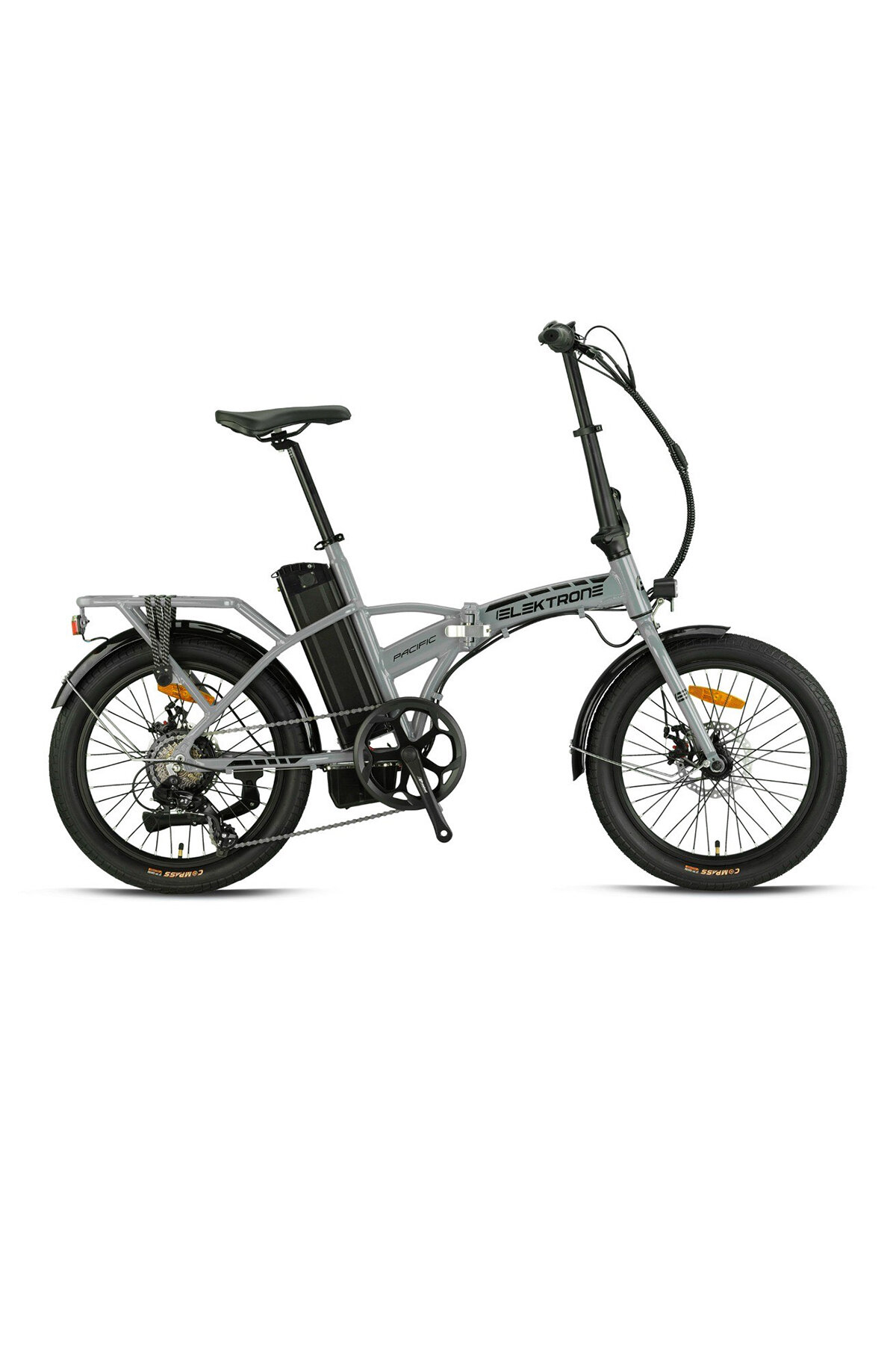 Elektrone PACIFIC - 20J - Katlanır - 7 Vites - M.Disc - Elektrikli - Nardo Gri/Siyah