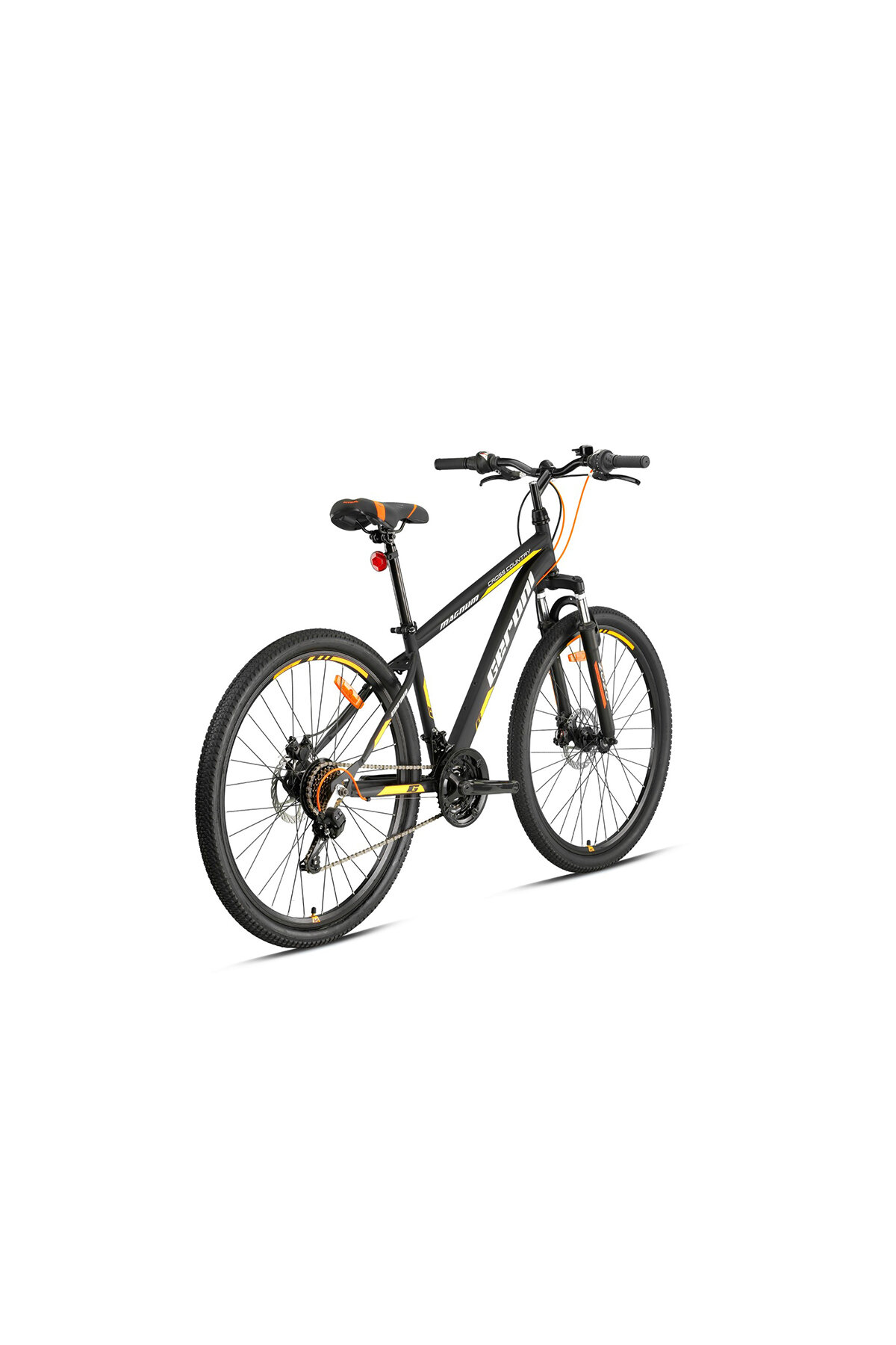 Geroni Magnum - 27.5" - MTB - 15' - 21 Vites - M.Disc - Mat Siyah-Neon Turuncu/Gri