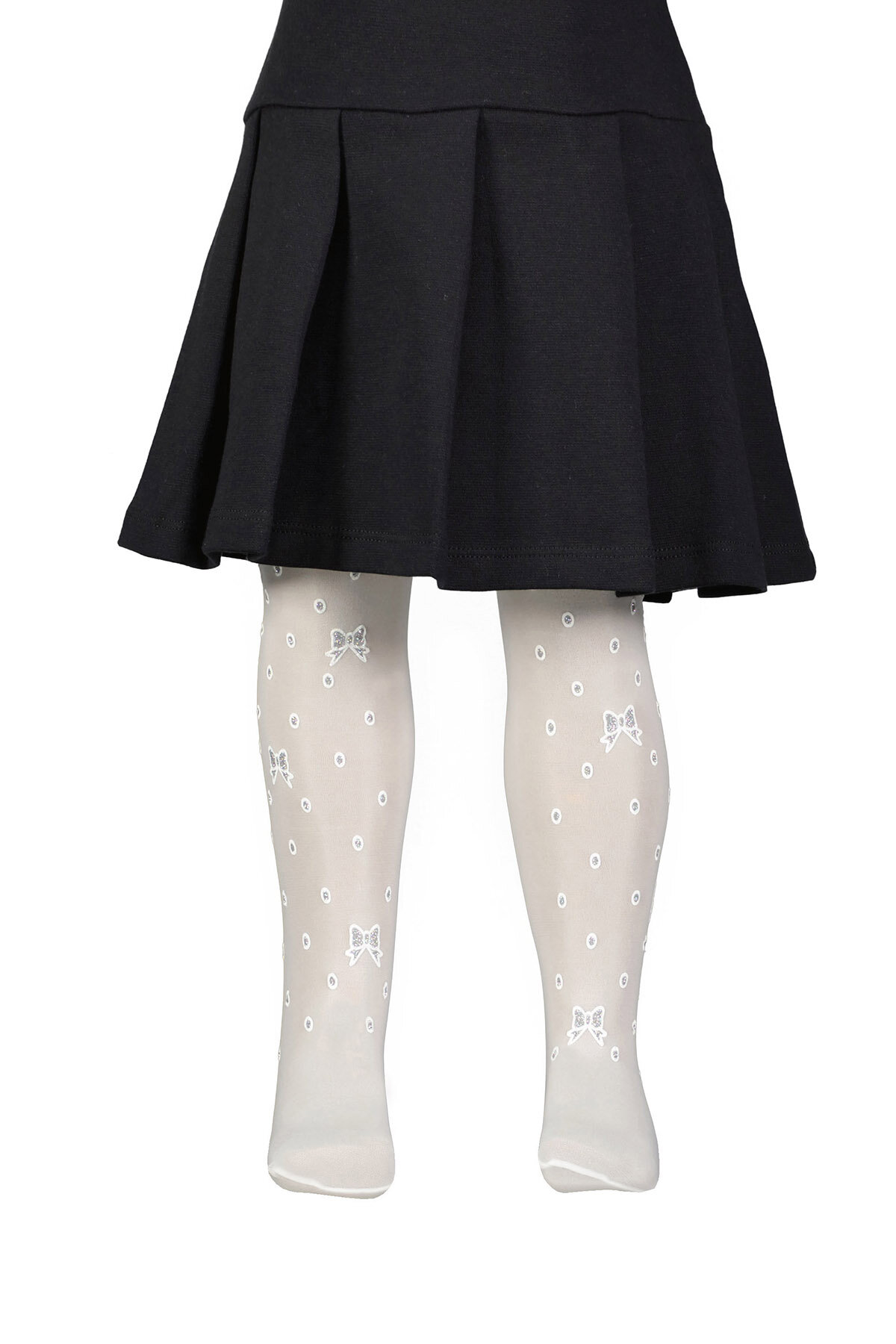 Penti Kız Çocuk Külotlu Çorap PRETTY DOT FLOWER 10