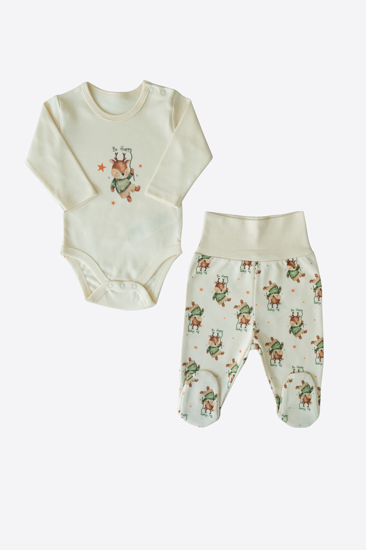 Kitikate Organik Happy Deer 2'li Takım S49394