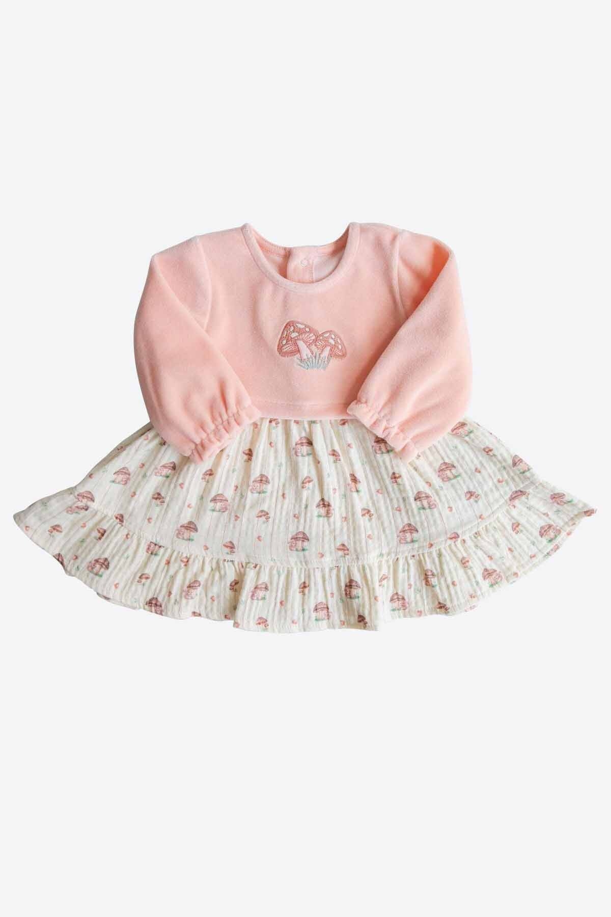 Kitikate Bebek Organik Adelına Elbise S60394