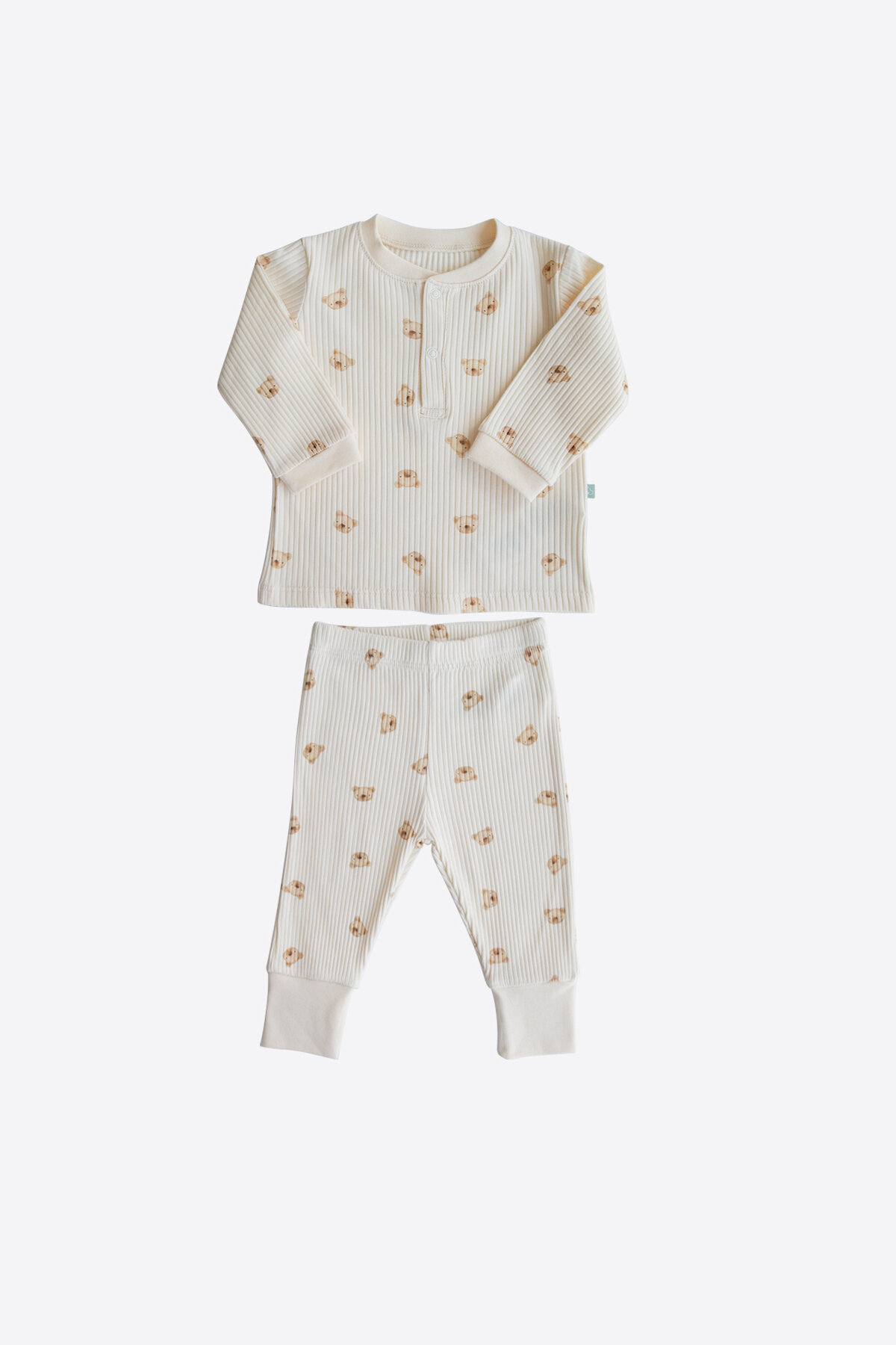 Kitikate Bebek Organik Hector 2'li Pijama Takımı S60450