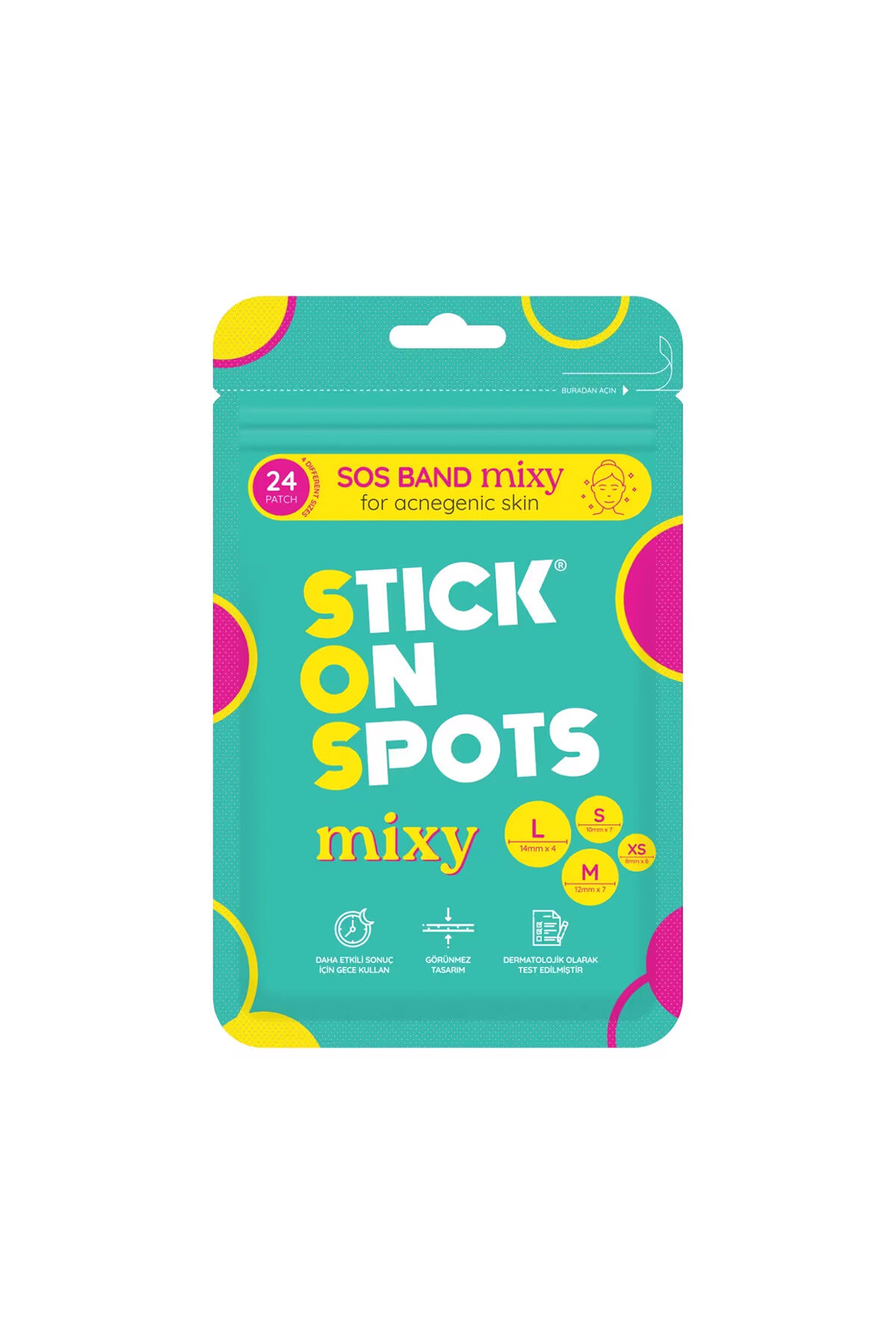Stick on Spots Mixy Akne Bandı 24 lü