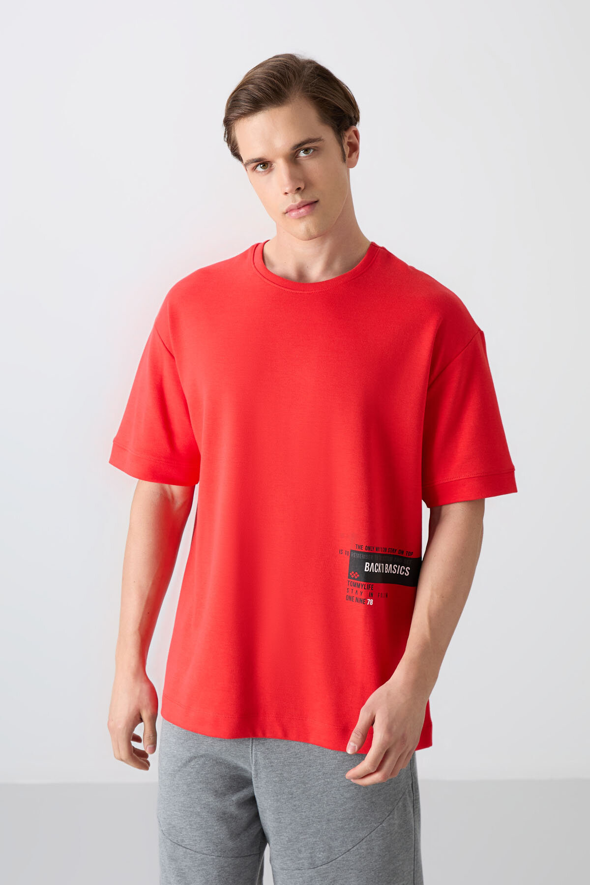 Tommy Life Erkek Tişört 88322_01 KIRMIZI