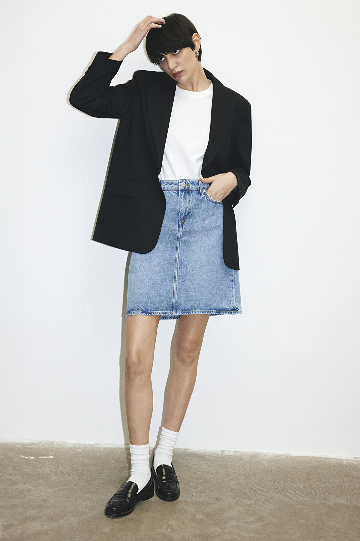 Mavi Kadın Kot Etek M1319886784