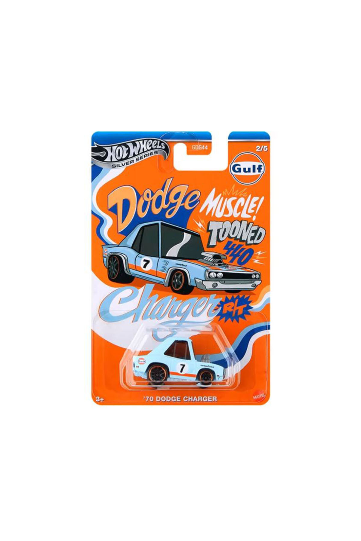 Hot Wheels Tonned Gulf GDG44 - 70 Dodge Charger