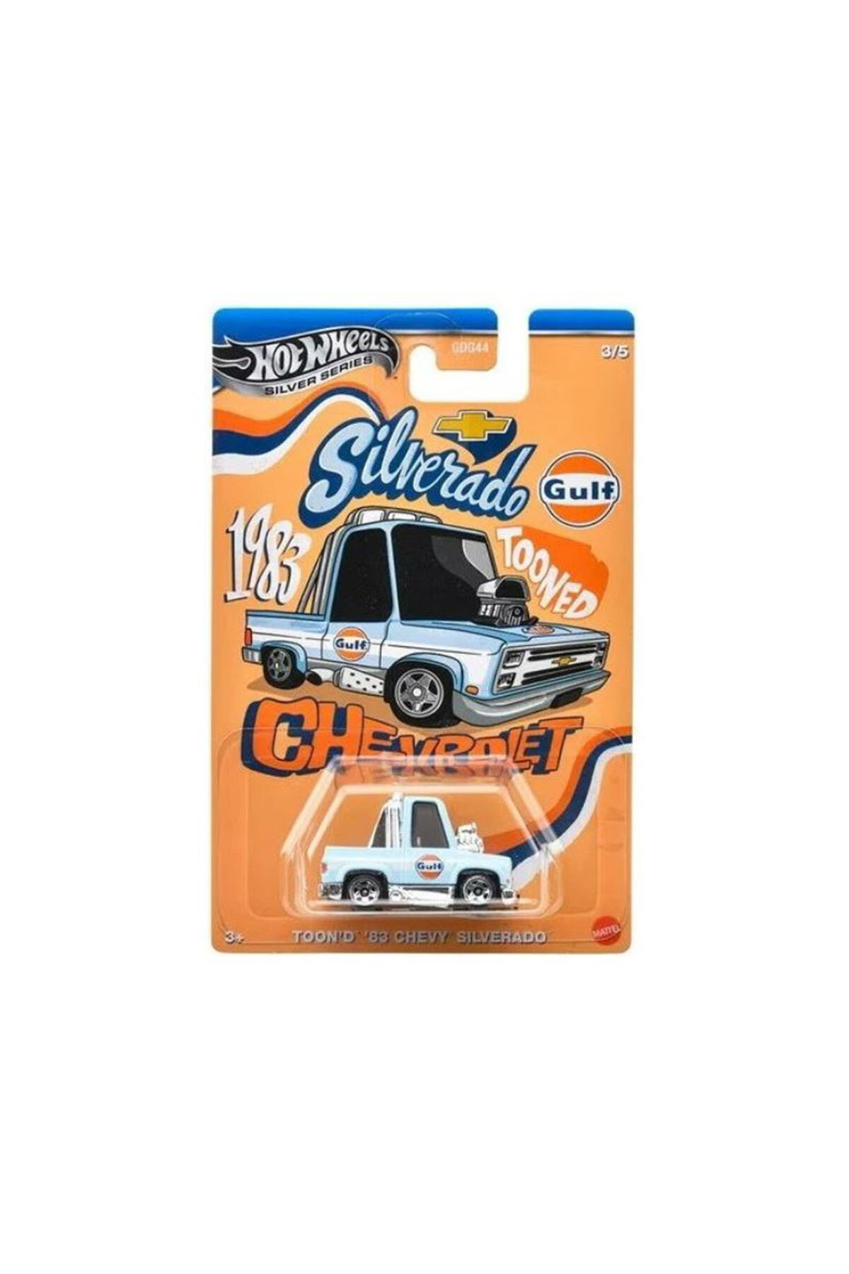 Hot Wheels Tooned Gulf GDG44 - 83 Chevy Silverado