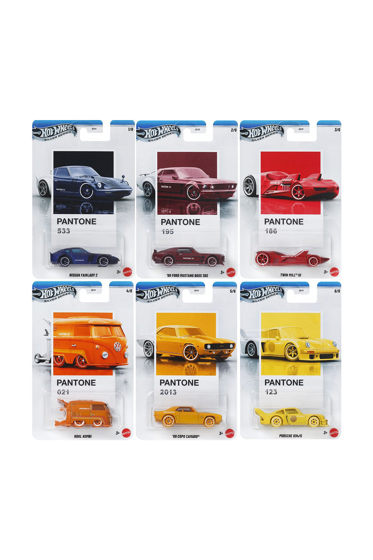 Hot Wheels Silver Pantone Series JKY47-979A